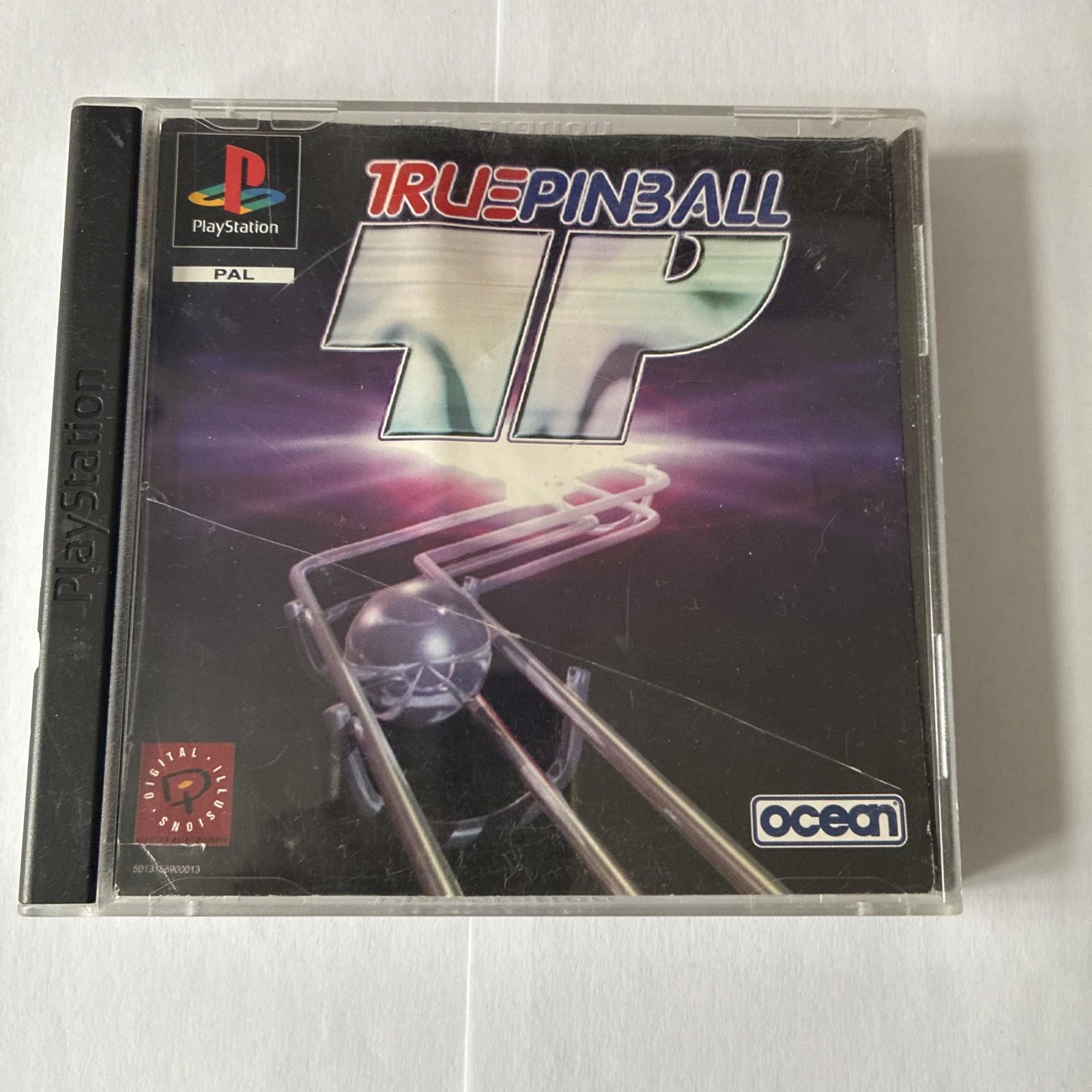 True Pinball PS1 PlayStation 1 Complete Pal Includes Manual