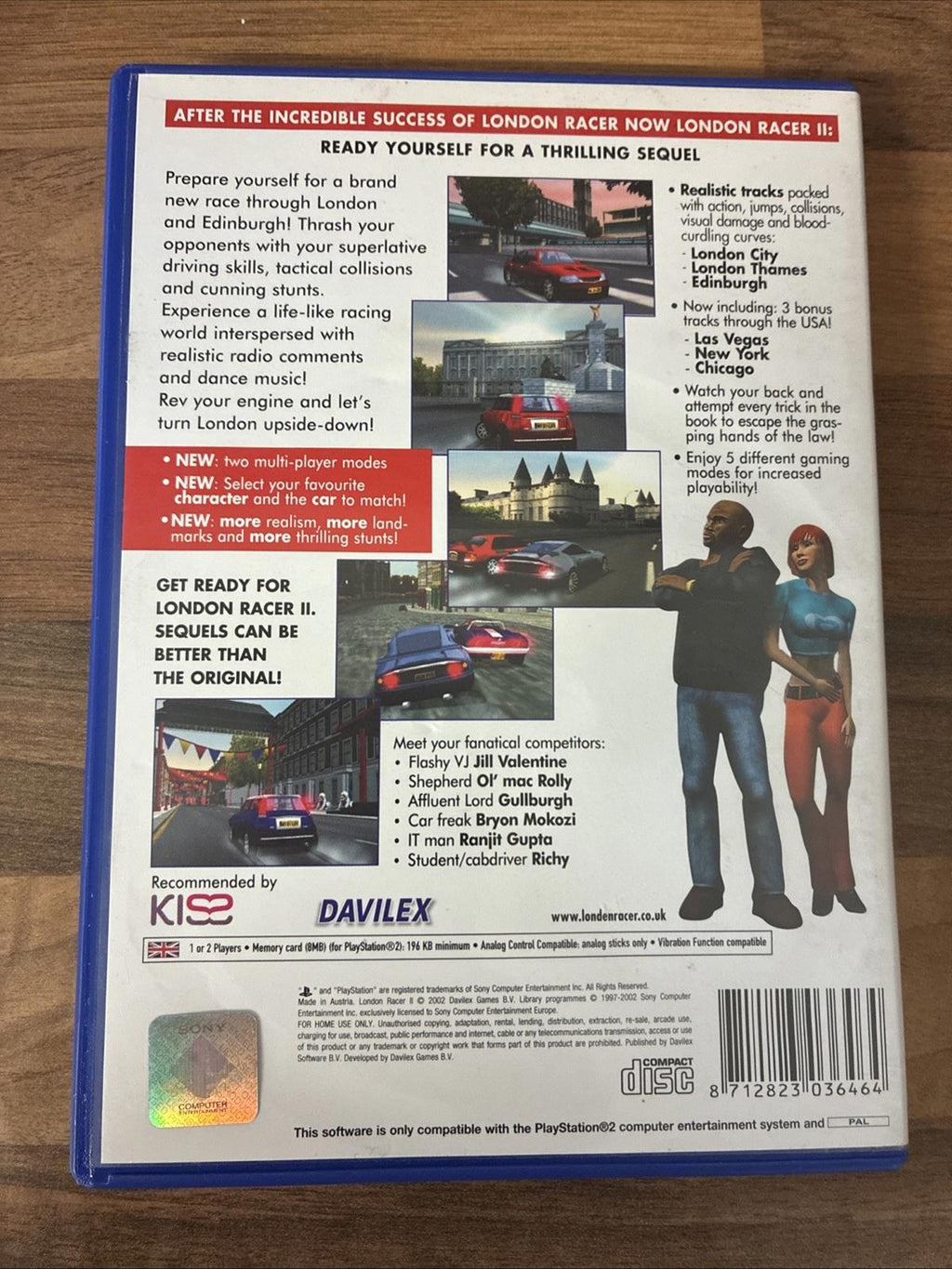 London Racer 2 (Sony PlayStation 2 2002) - European Version With Manual Ps2 Game