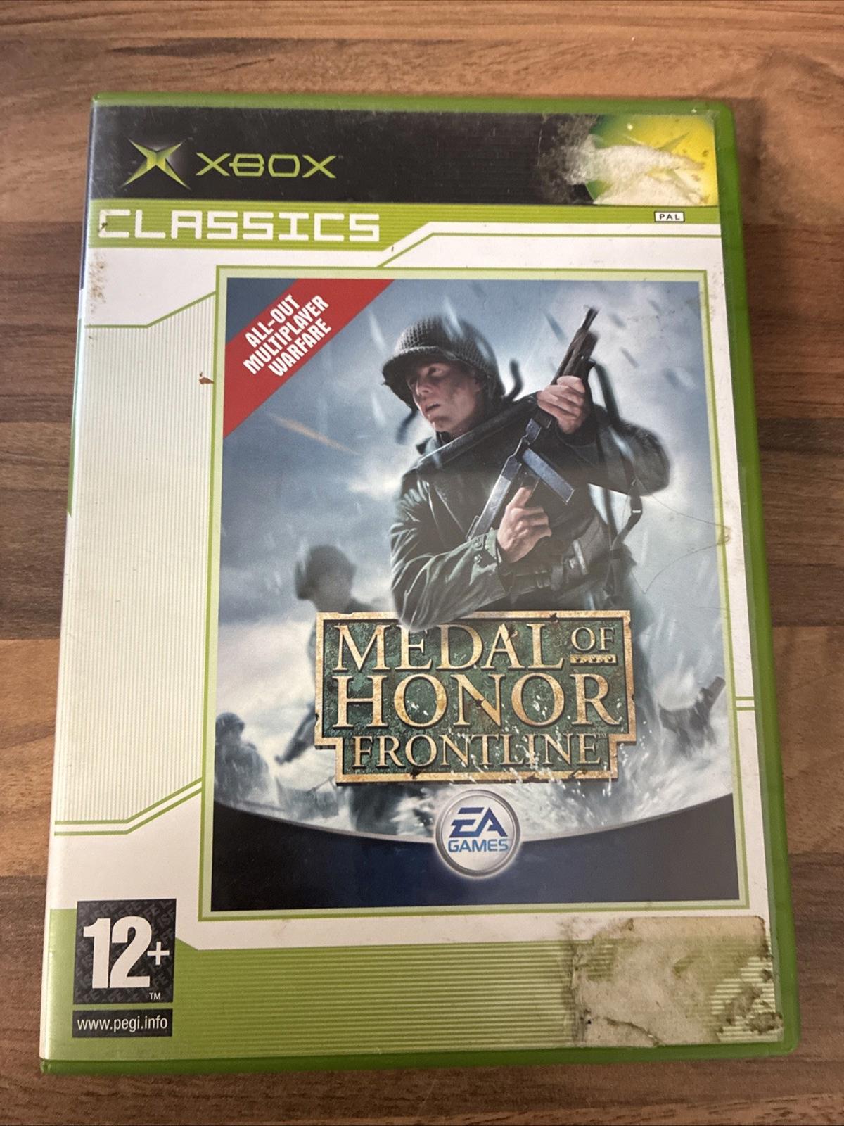 Medal of Honor: Frontline (Microsoft Xbox, 2002) Includes Manual