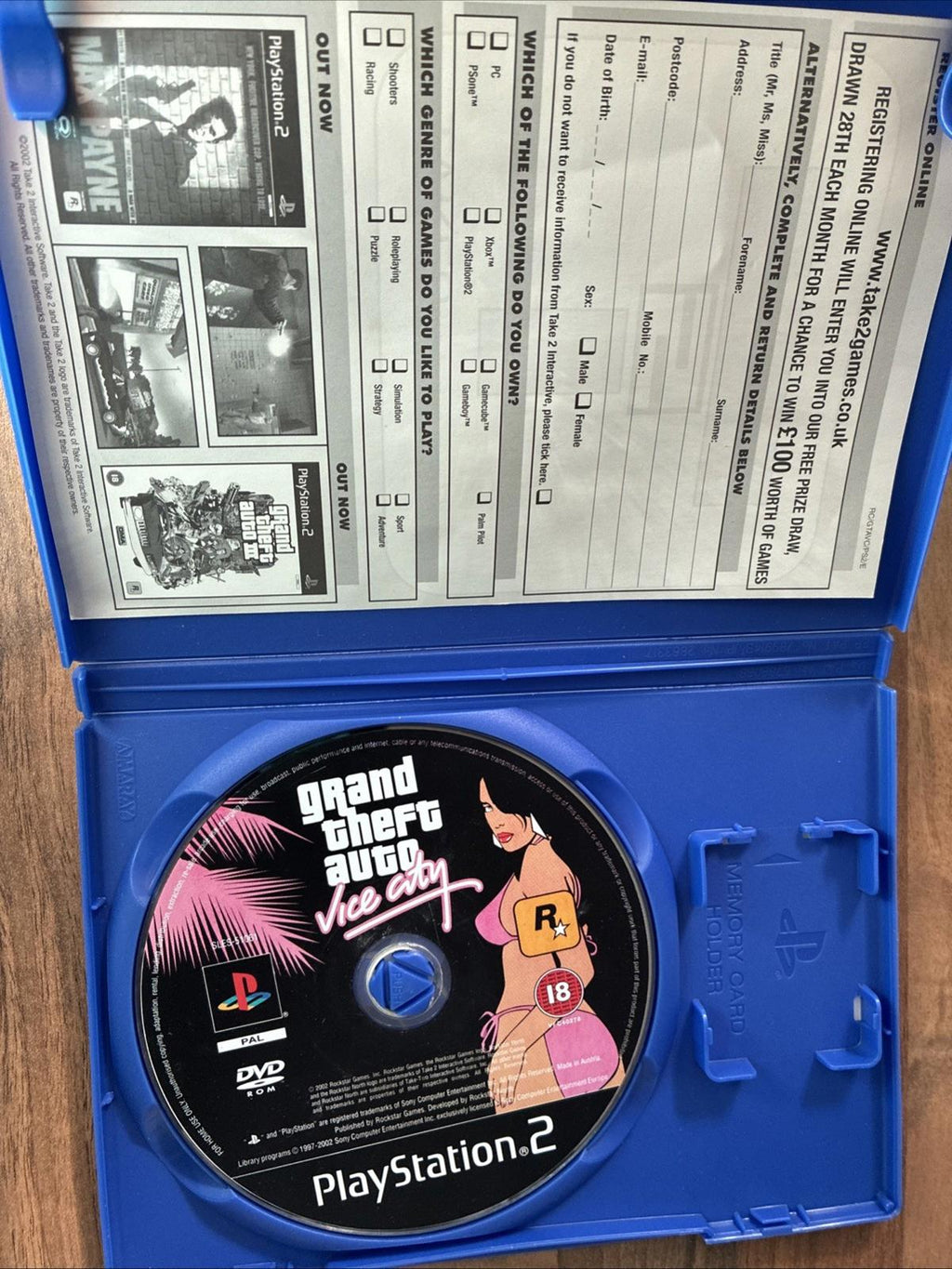 Grand Theft Auto: Vice City (Sony PlayStation 2, 2002)