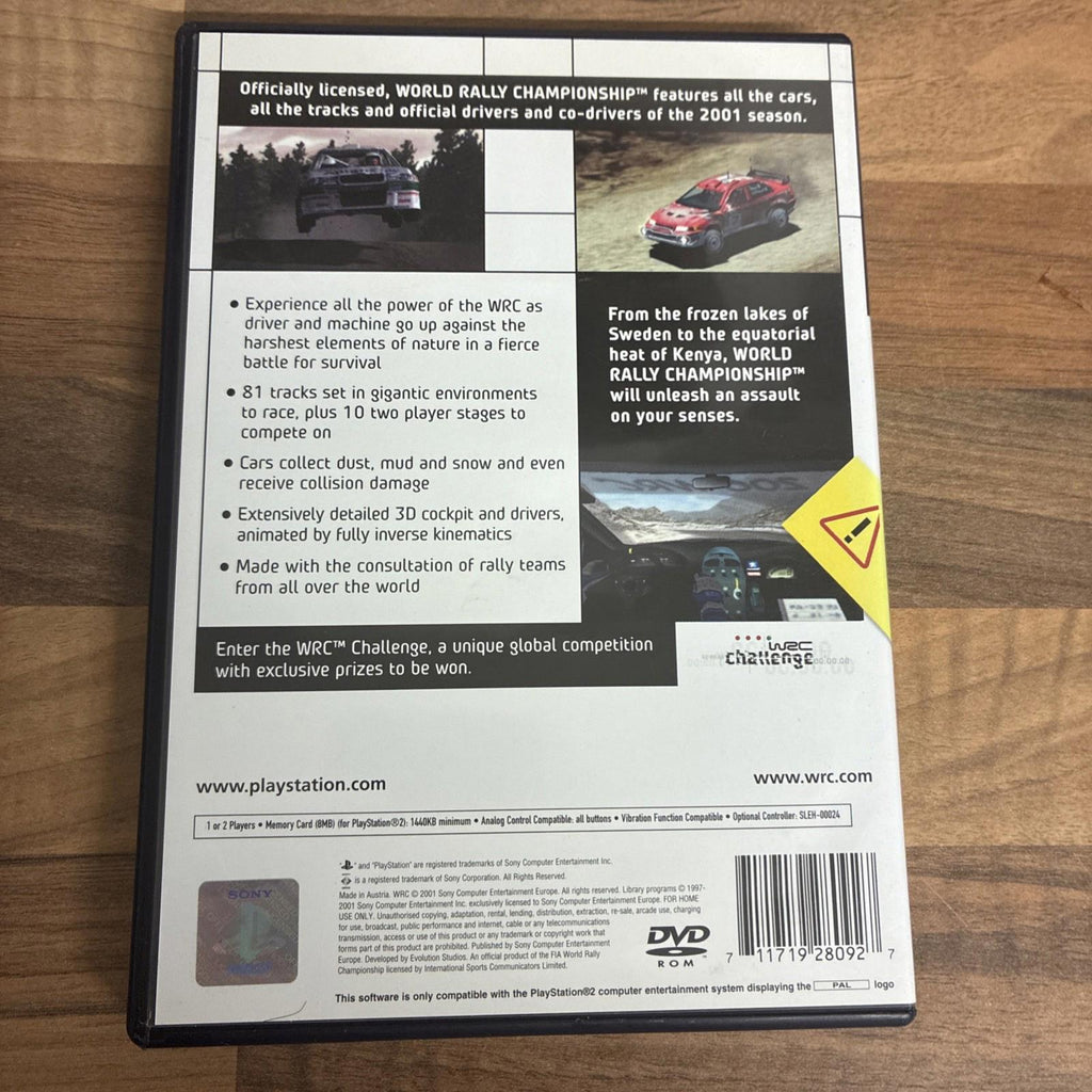 WRC World Rally Championship - PlayStation 2 (PS2) - With Manual mint condition