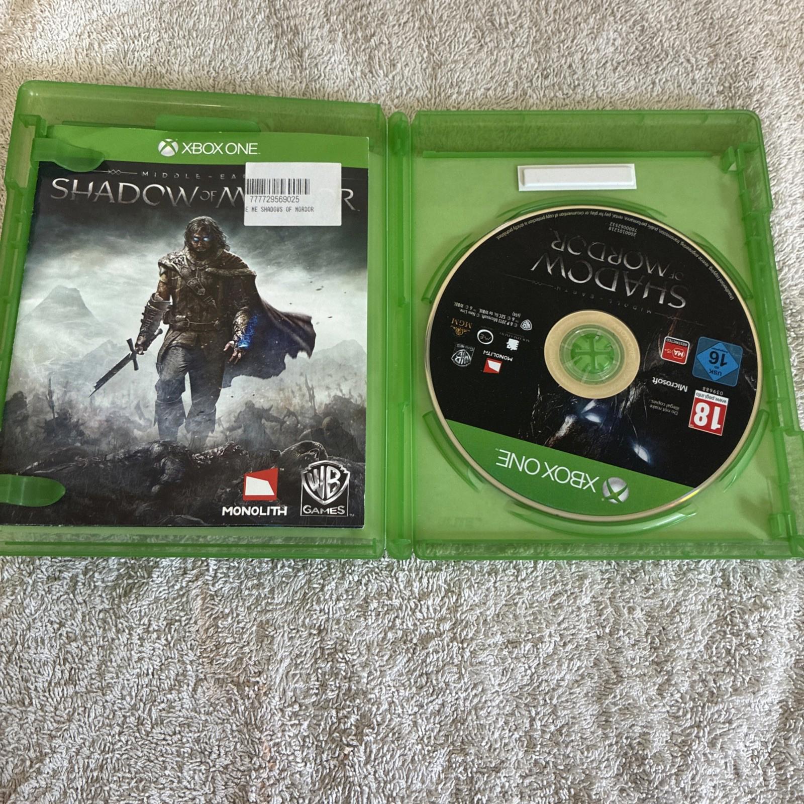 Middle-earth: Shadow of War - Xbox One - manual, Disc And Case But No Cover