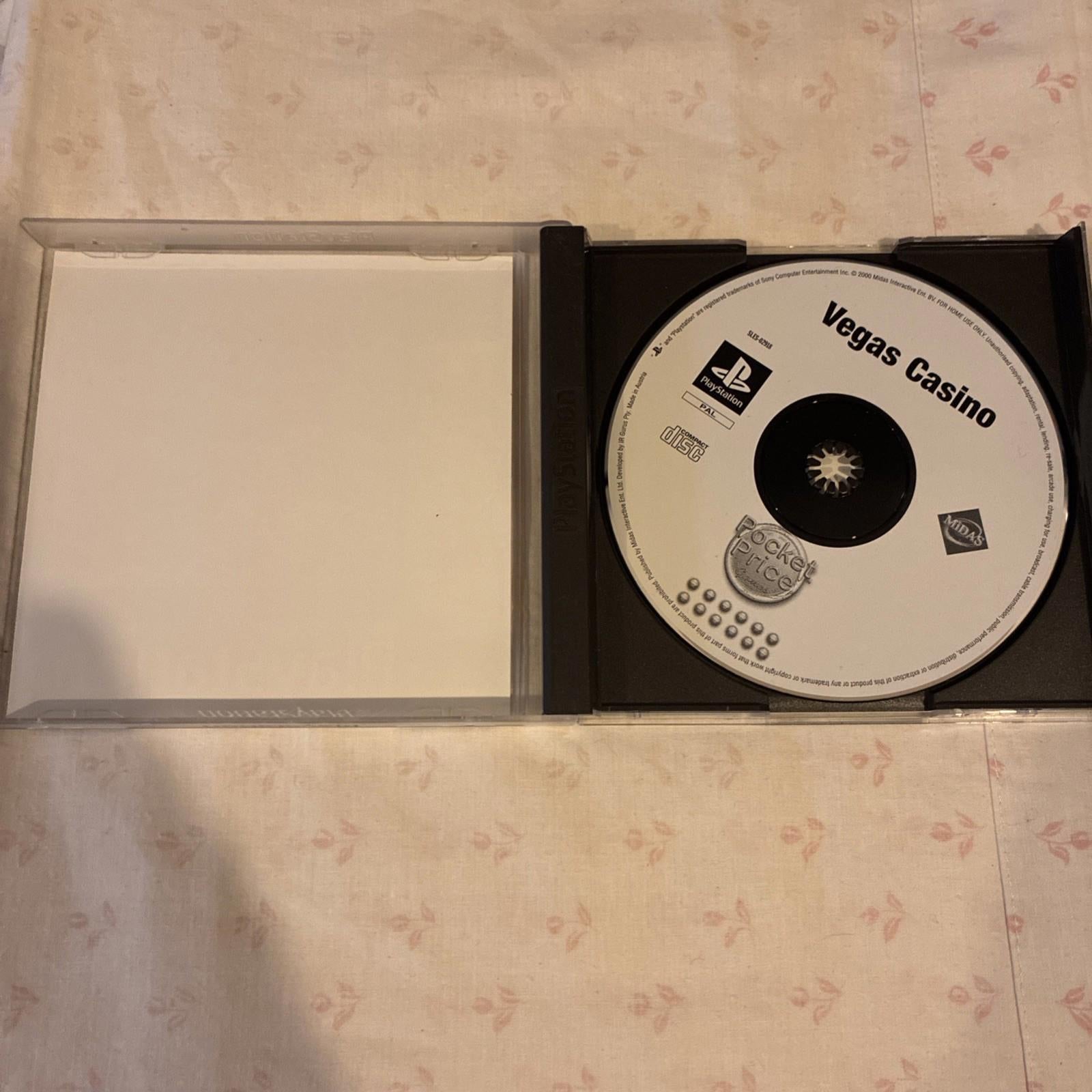 Las Vegas Casino (Sony PlayStation 1, 2000) - Good Condition