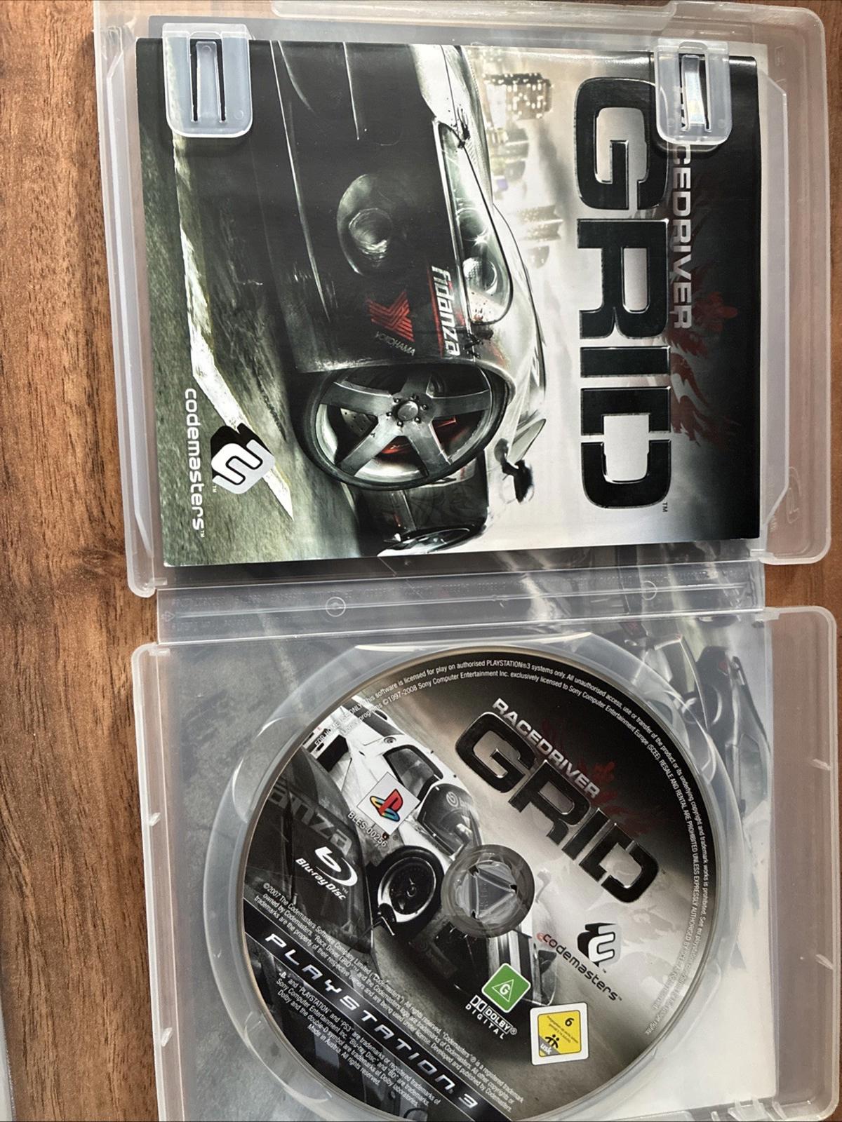 RACE DRIVER GRID PlayStation 3 PS3 game - complete