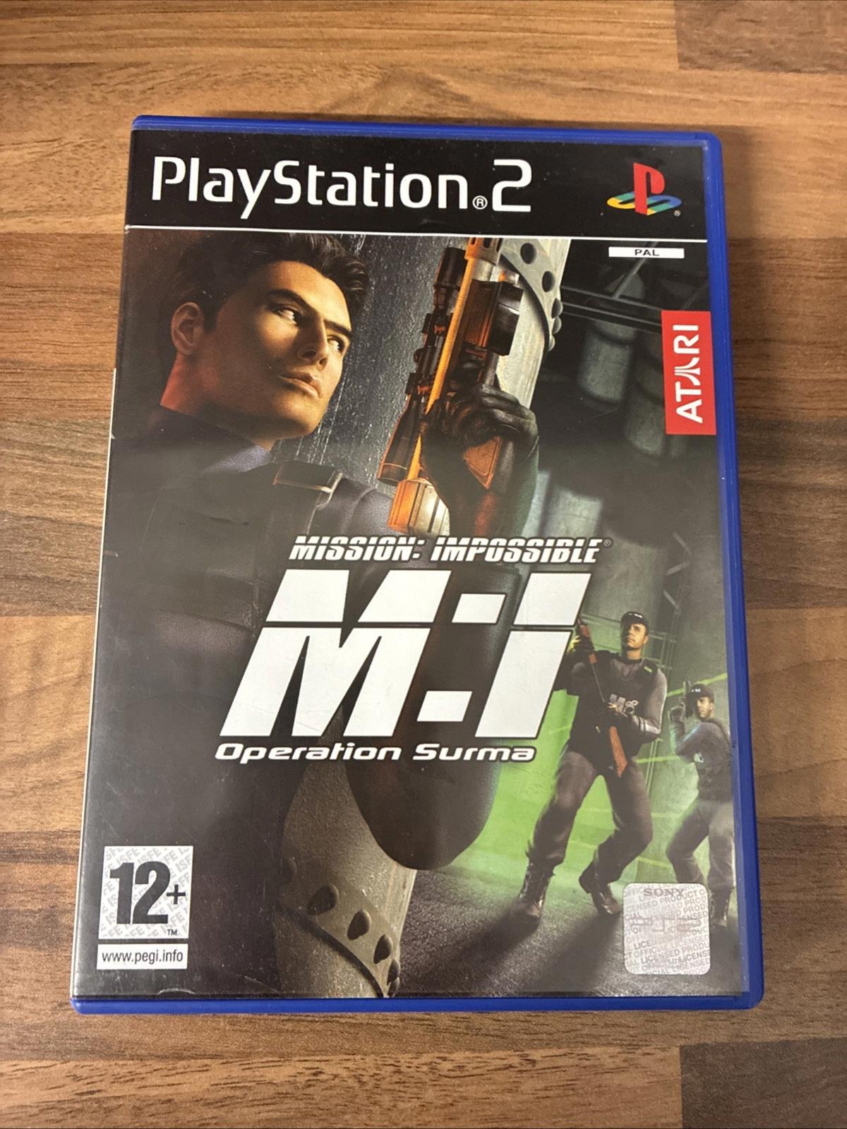 Mission: Impossible - Operation Surma M:i PS2 Playstation 2 Game Complete Manual
