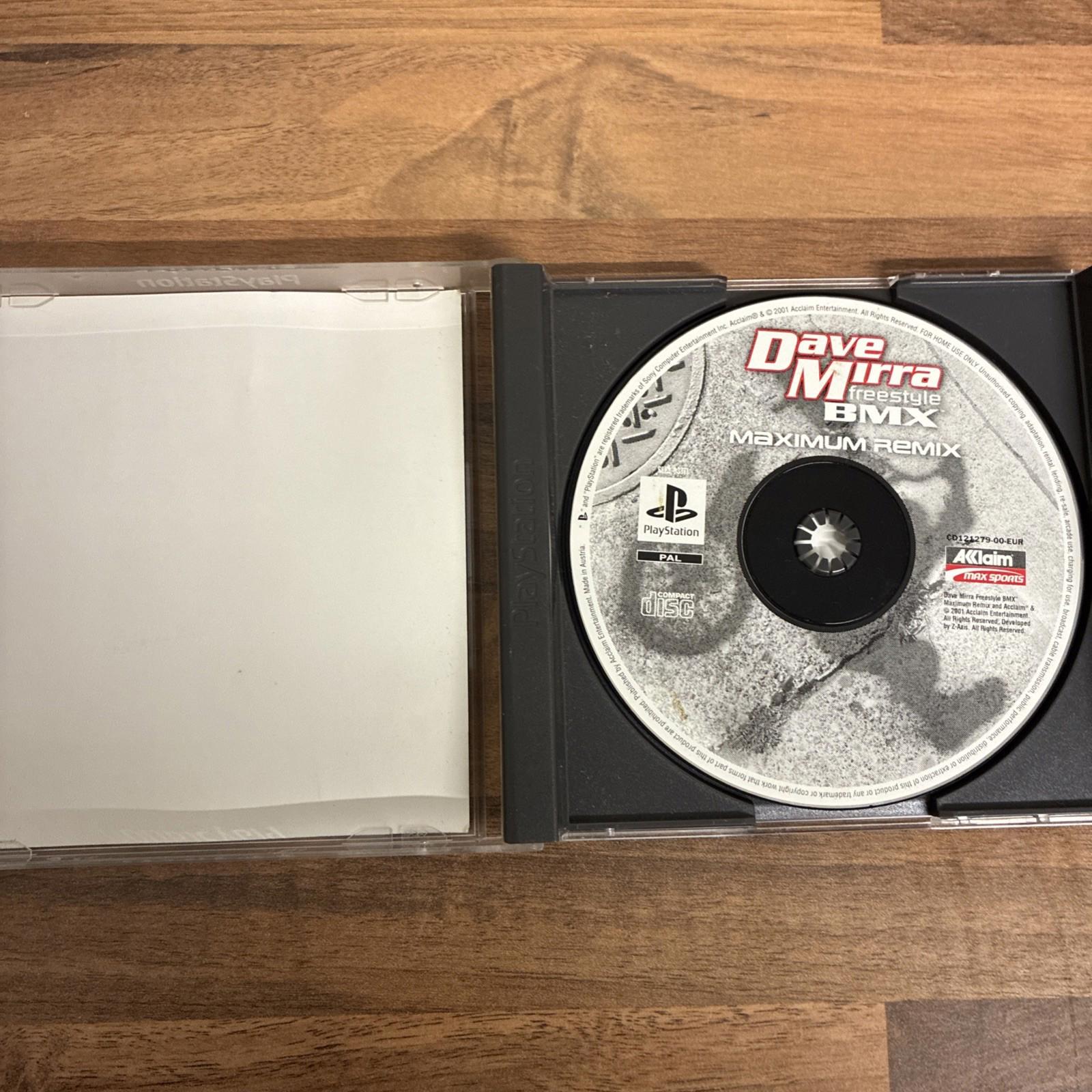 Dave Mirra Freestyle BMX: Remix | PlayStation PS1 Black Label - VGC & Complete