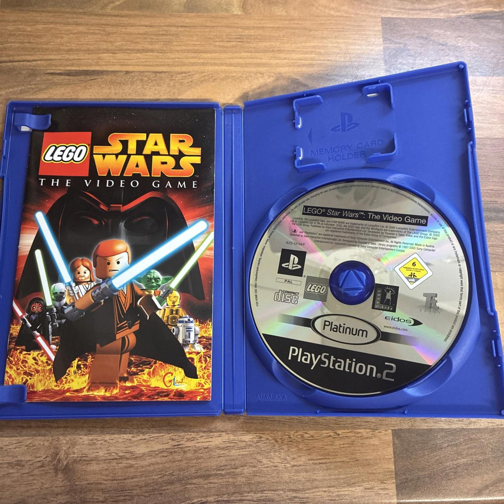 Lego Star Wars (Sony PlayStation 2, 2005) - with manual in VGC