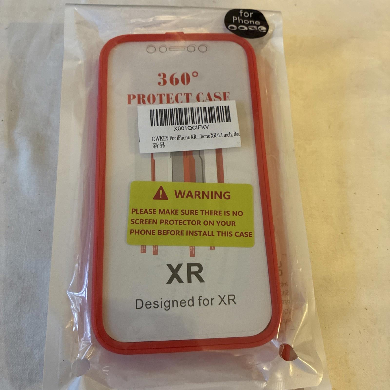 Case For iPhone XR In Red Shockproof Silicone Cover Brand New