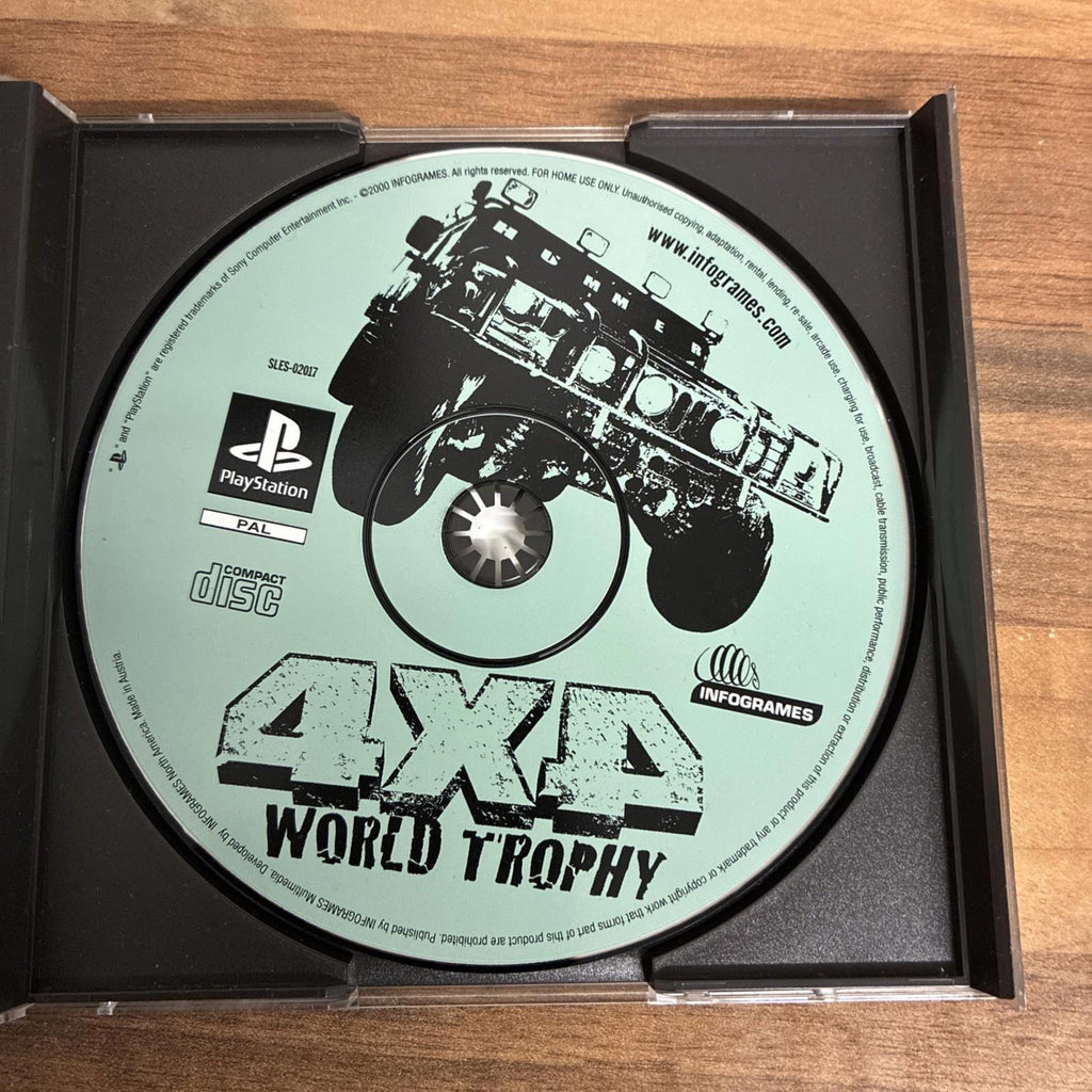 4x4 World Trophy Sony PlayStation 1 (PS1) Complete no  Manual (PAL)