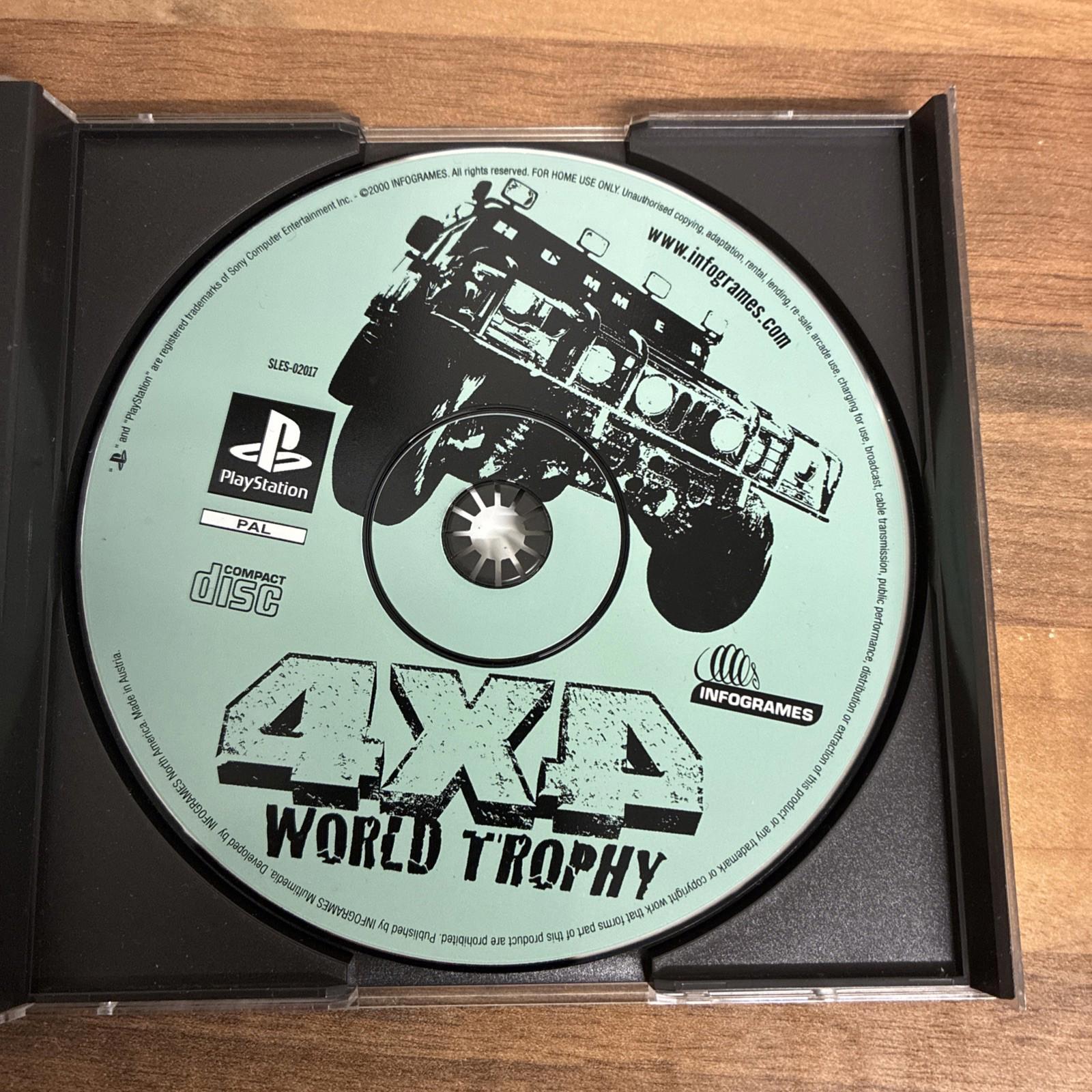 4x4 World Trophy Sony PlayStation 1 (PS1) Complete no  Manual (PAL)
