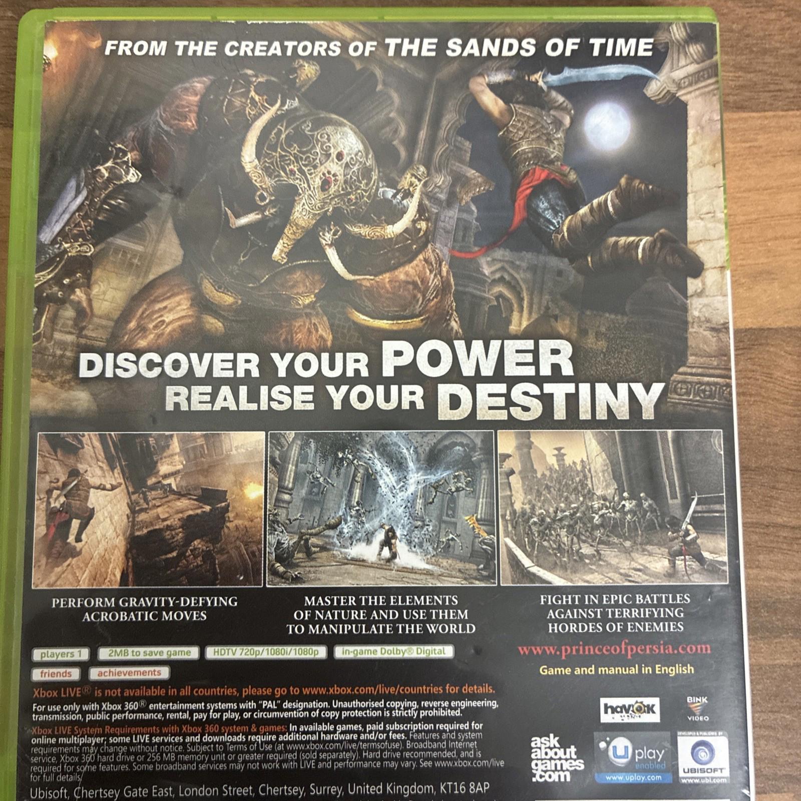 Prince of Persia: The Forgotten Sands (Microsoft Xbox 360, 2010) - European