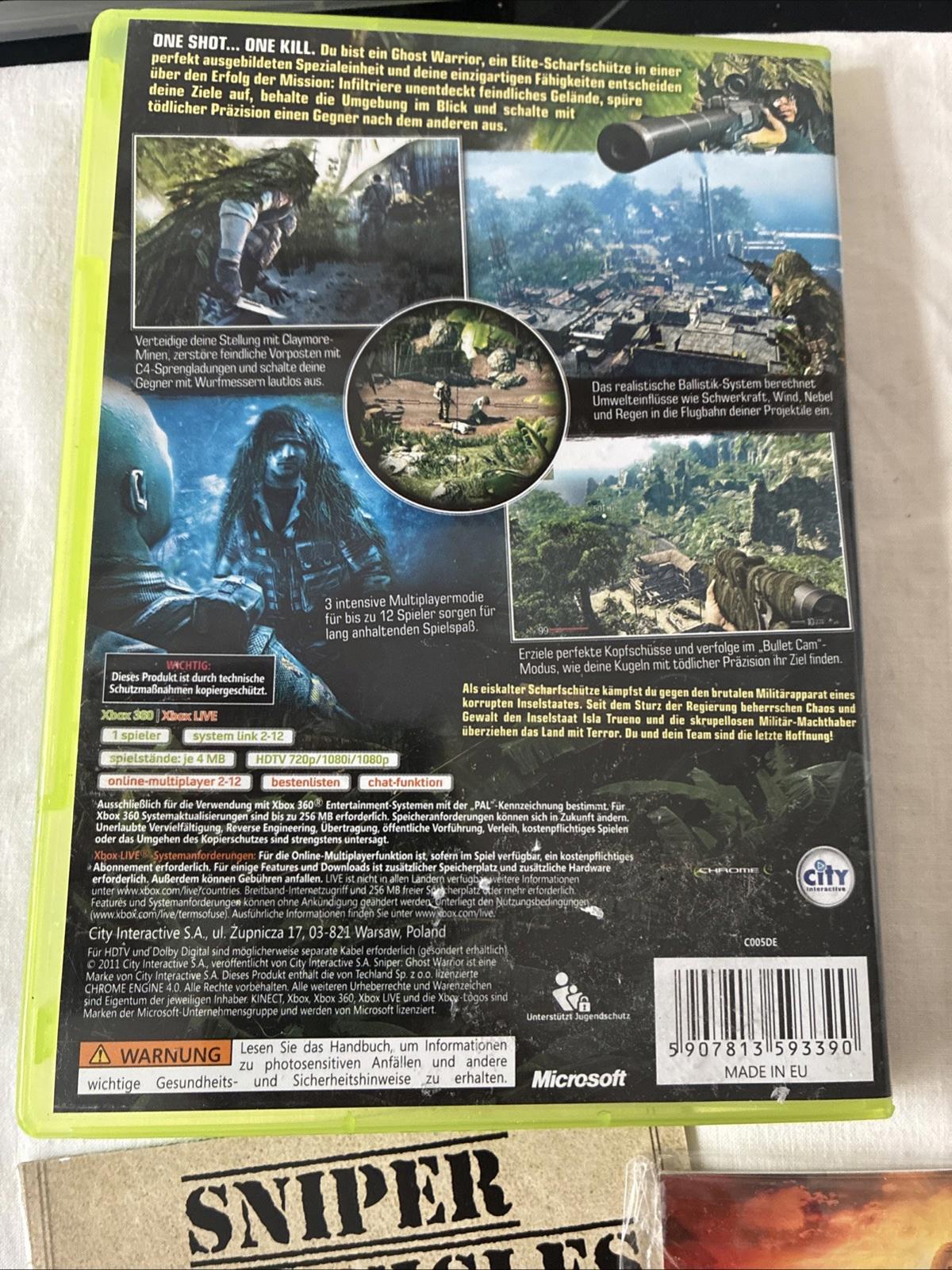 Sniper: Ghost Warrior -- Gold Edition ! Microsoft Xbox 360, 2011) - Complete