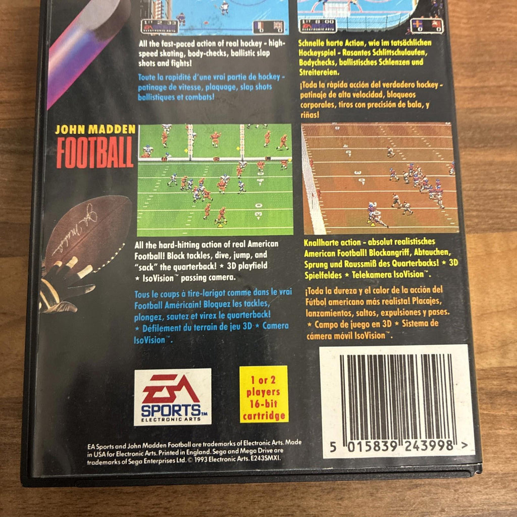 EA Sports Double Header (EA Hockey, John Madden Football) Sega Mega Drive (PAL)