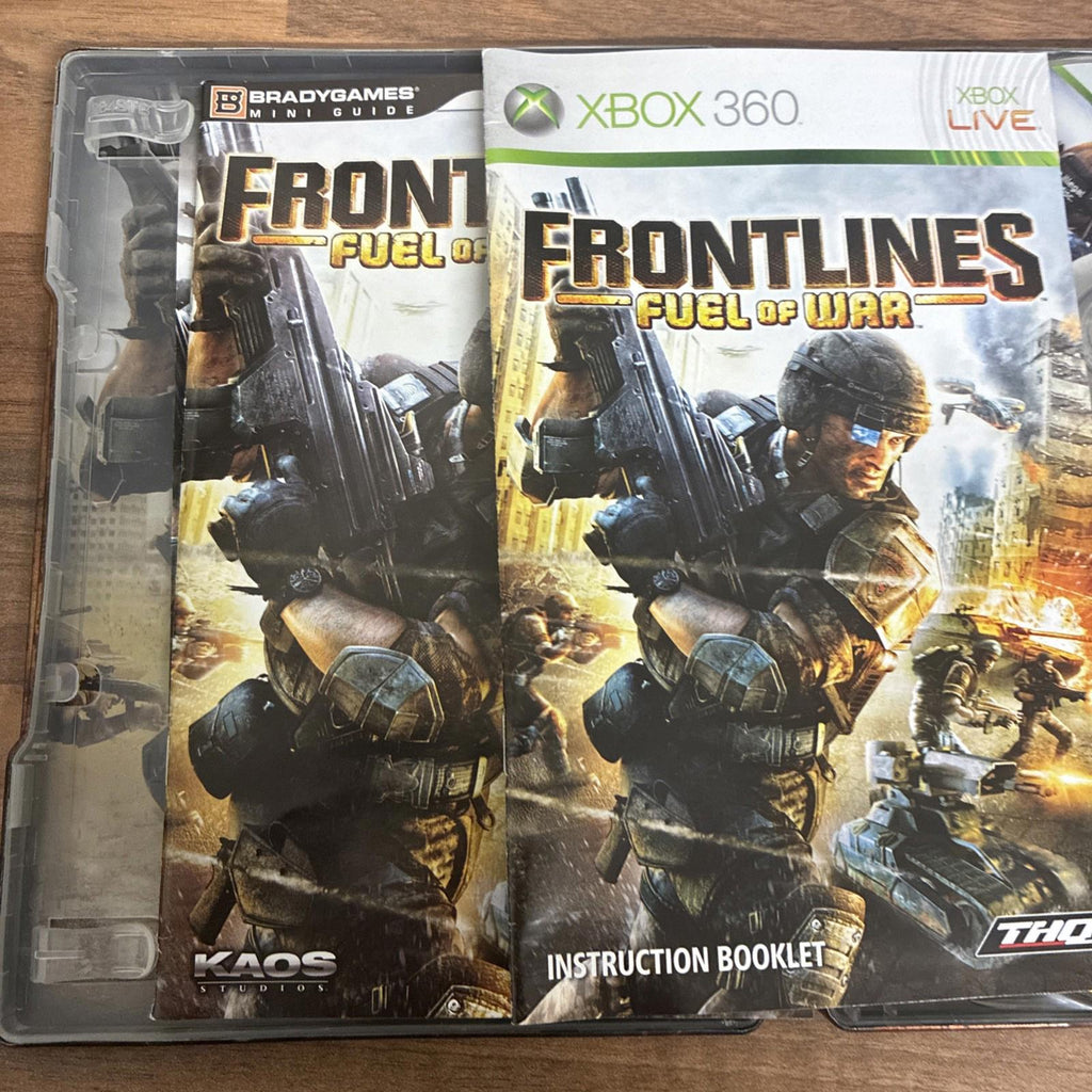 Frontlines: Fuel of War Steelbook for Xbox 360 Complete Set with Manual