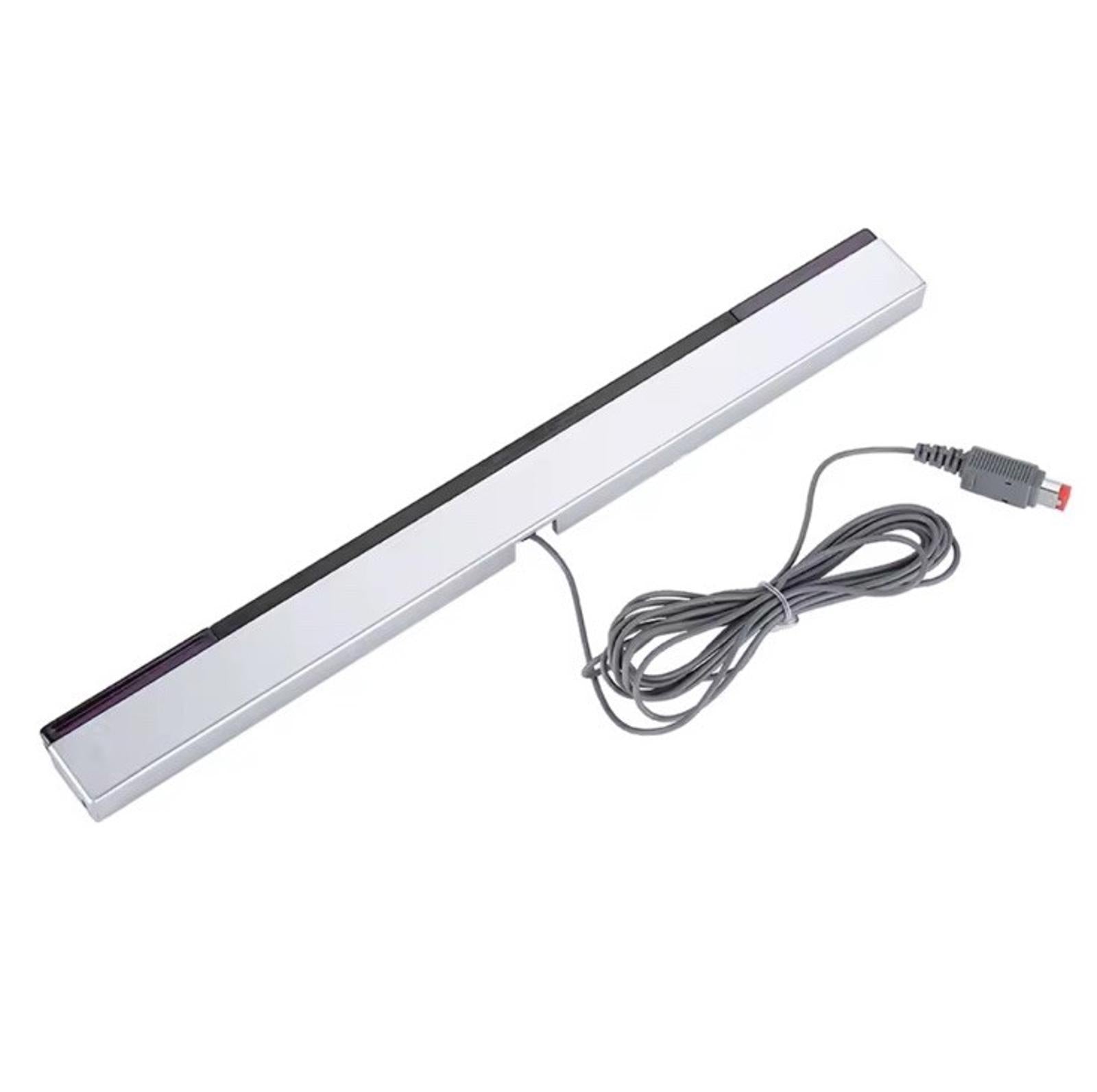 SENSOR BAR FOR NINTENDO WII & WII U WITH STAND WIRED INFRARED RECEIVER - NEW