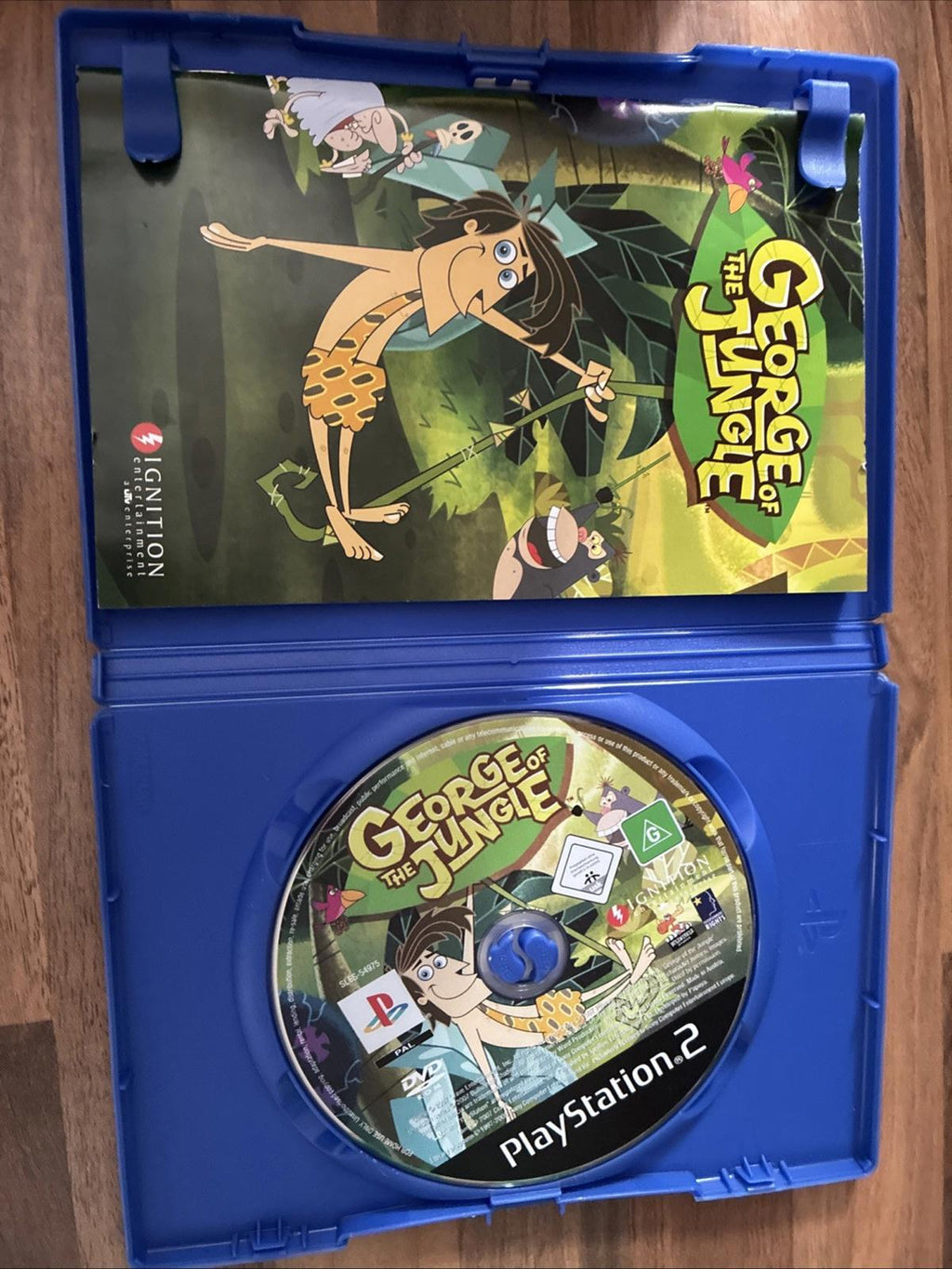 GEORGE OF THE JUNGLE PlayStation 2 PS2 game with manual Complete