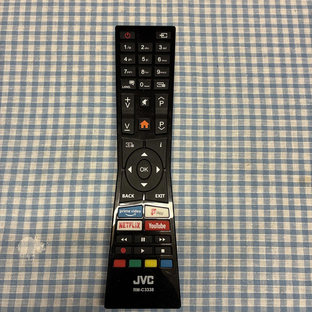 Genuine JVC RM-C3338 TV Remote Control for LT-49C898 LT32C696 Smart LED