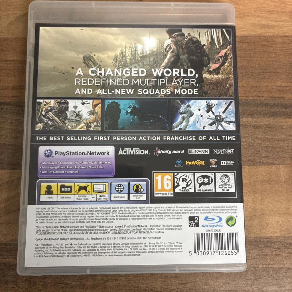 Call of Duty: Ghosts (Sony PlayStation 3, 2013)