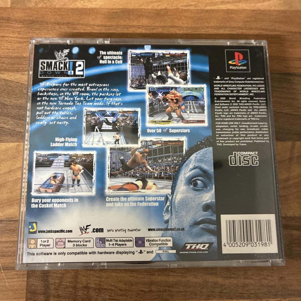 WWF SmackDown 2: Know Your Role (Sony PlayStation 1, 2001) - US Version