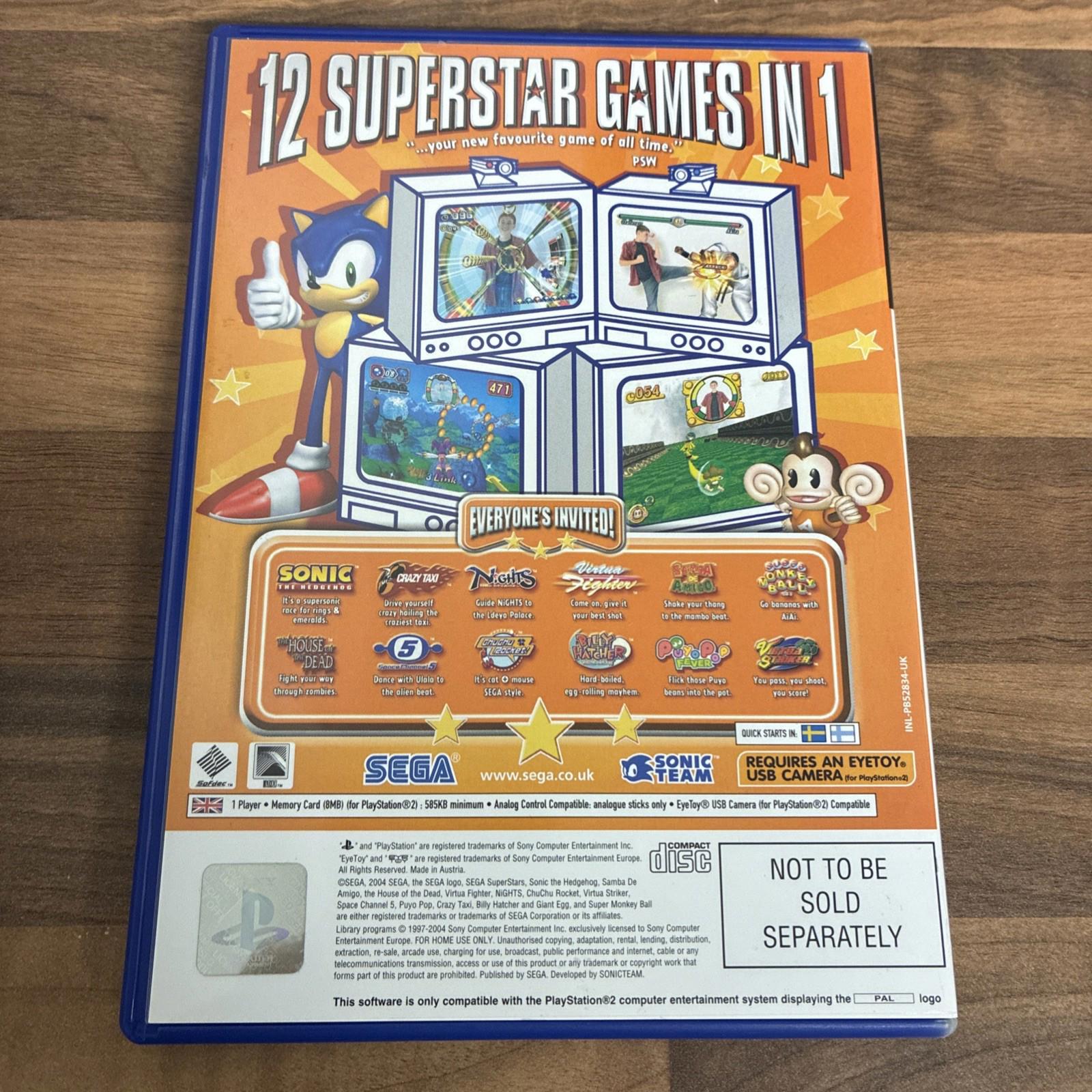 SEGA SuperStars (PS2) PEGI 3+ Various Highly Rated eBay Seller Great Prices