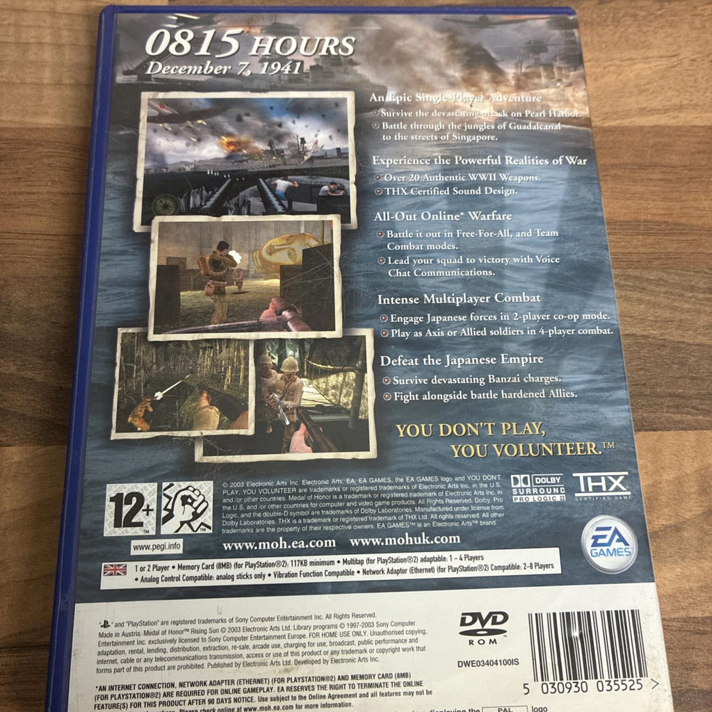 Medal of Honor: Rising Sun (Sony PlayStation 2, 2003)