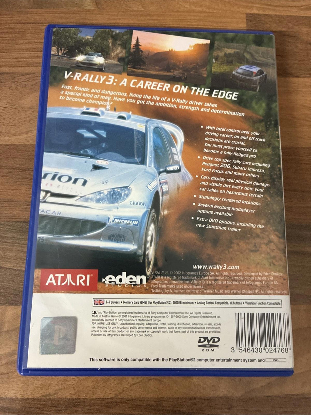 V-Rally 3 (PS2) Boxed With Manual