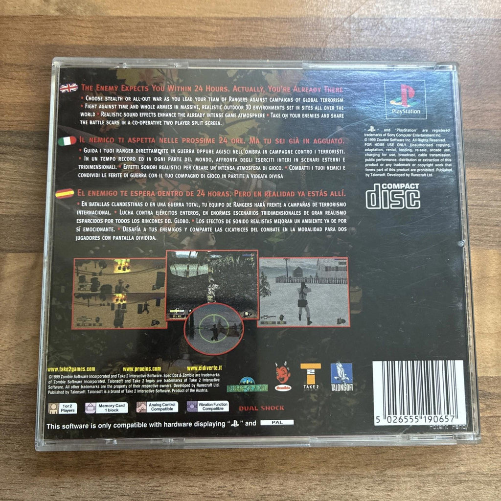 Spec Ops Stealth Patrol - Sony Playstation PS1 UK PAL