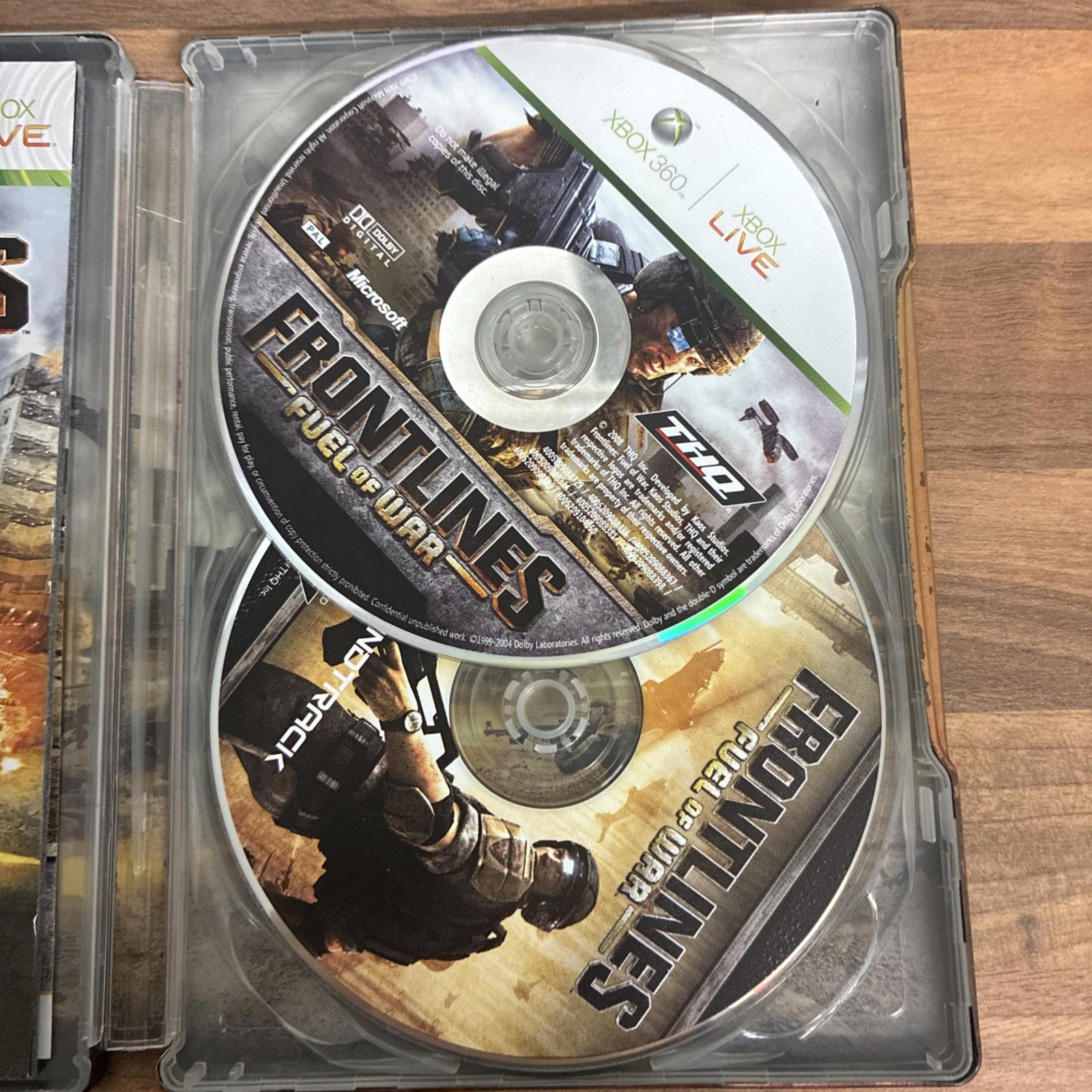 Frontlines: Fuel of War Steelbook for Xbox 360 Complete Set with Manual