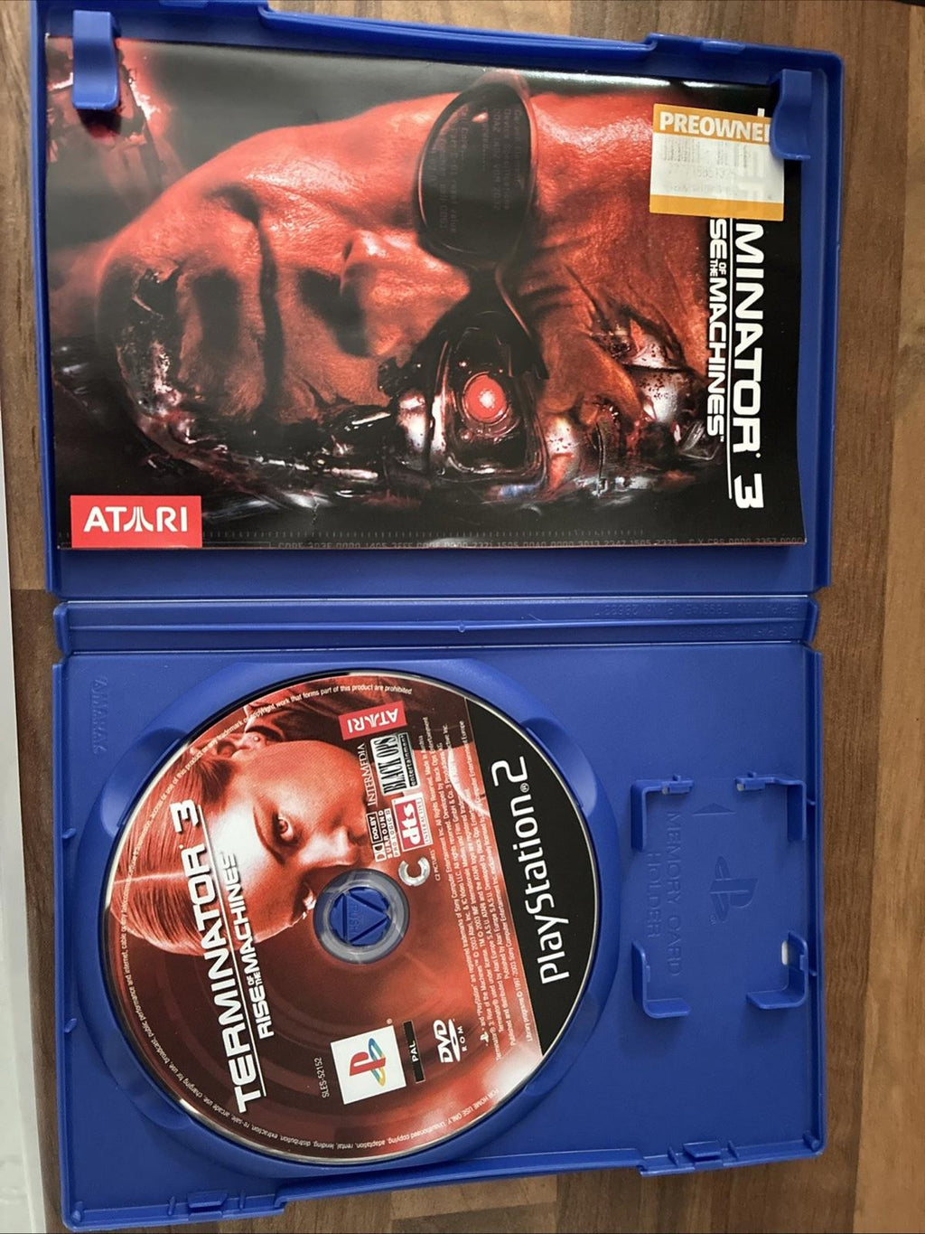 Terminator 3: Rise of the Machines (Sony PlayStation 2, 2003) With Manual VGC