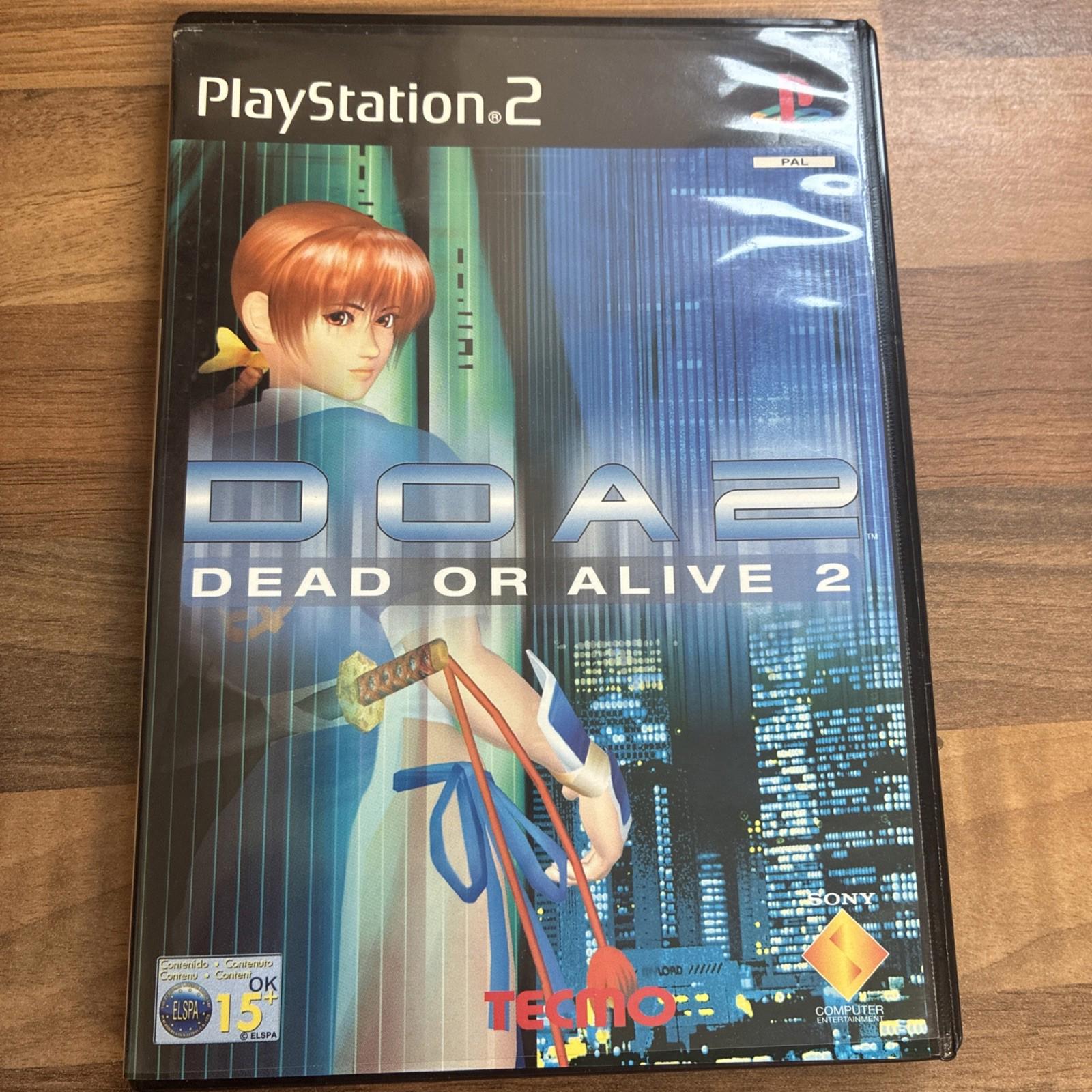 Dead or Alive 2: Hardcore (Sony PlayStation 2, 2000) Disc mint condition
