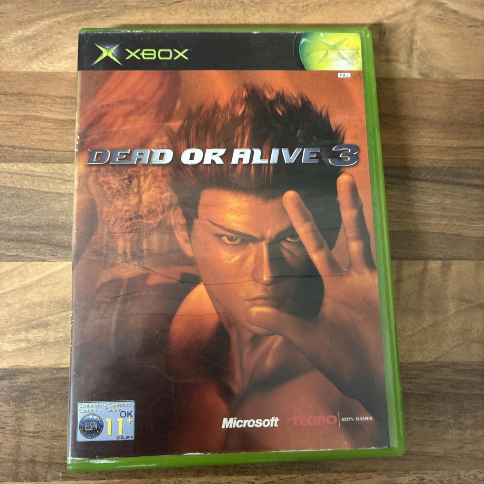 Dead Or Alive 3 - Original Xbox Video Game - With Manual