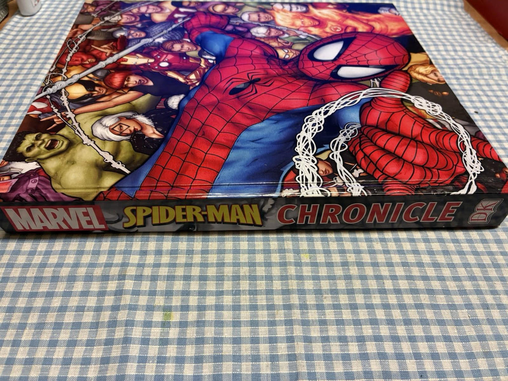 Marvel Spiderman Chronicle 50 Years Of Web Slinging Hardcover Book Case