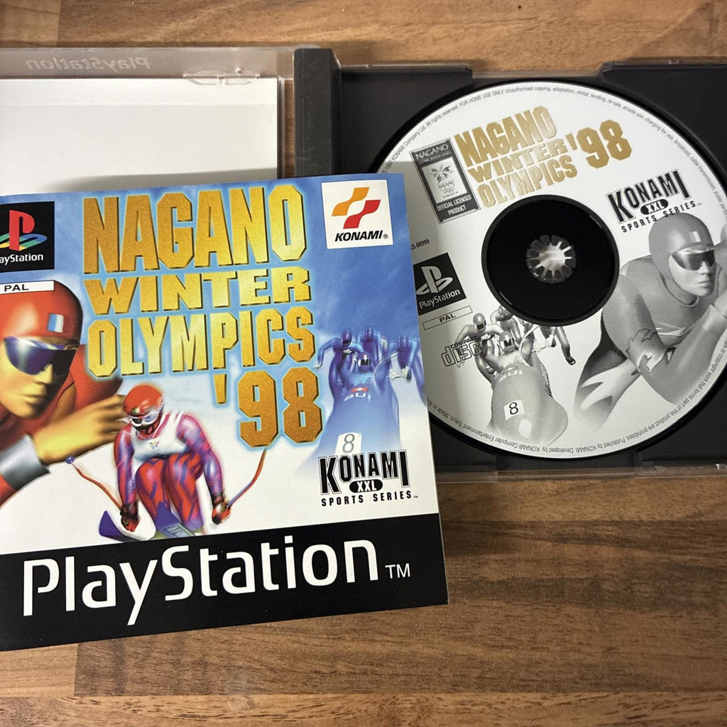 Sony PlayStation PS1 Nagano Winter Olympics '98 Complete Set with Manual