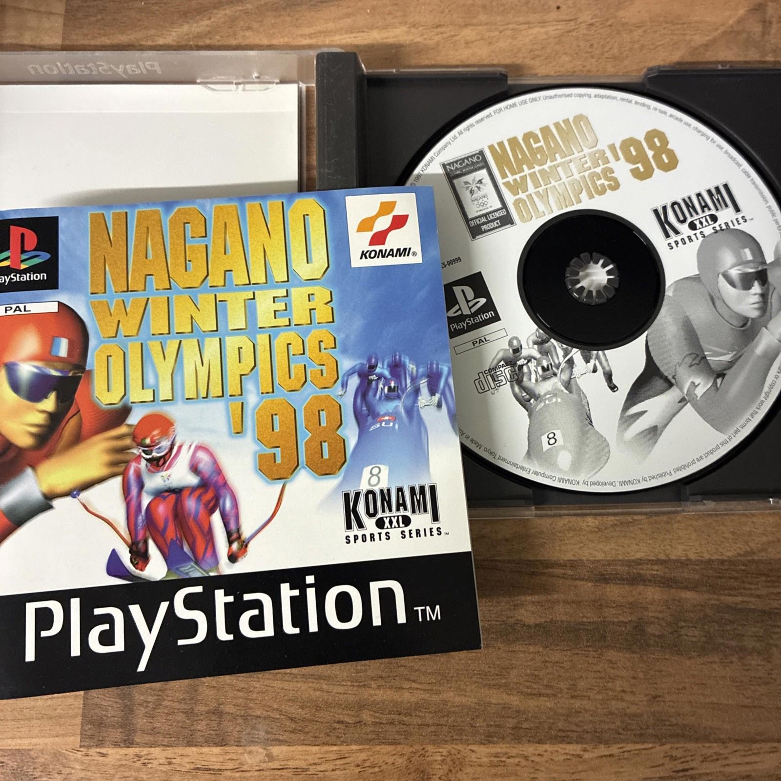 Sony PlayStation PS1 Nagano Winter Olympics '98 Complete Set with Manual