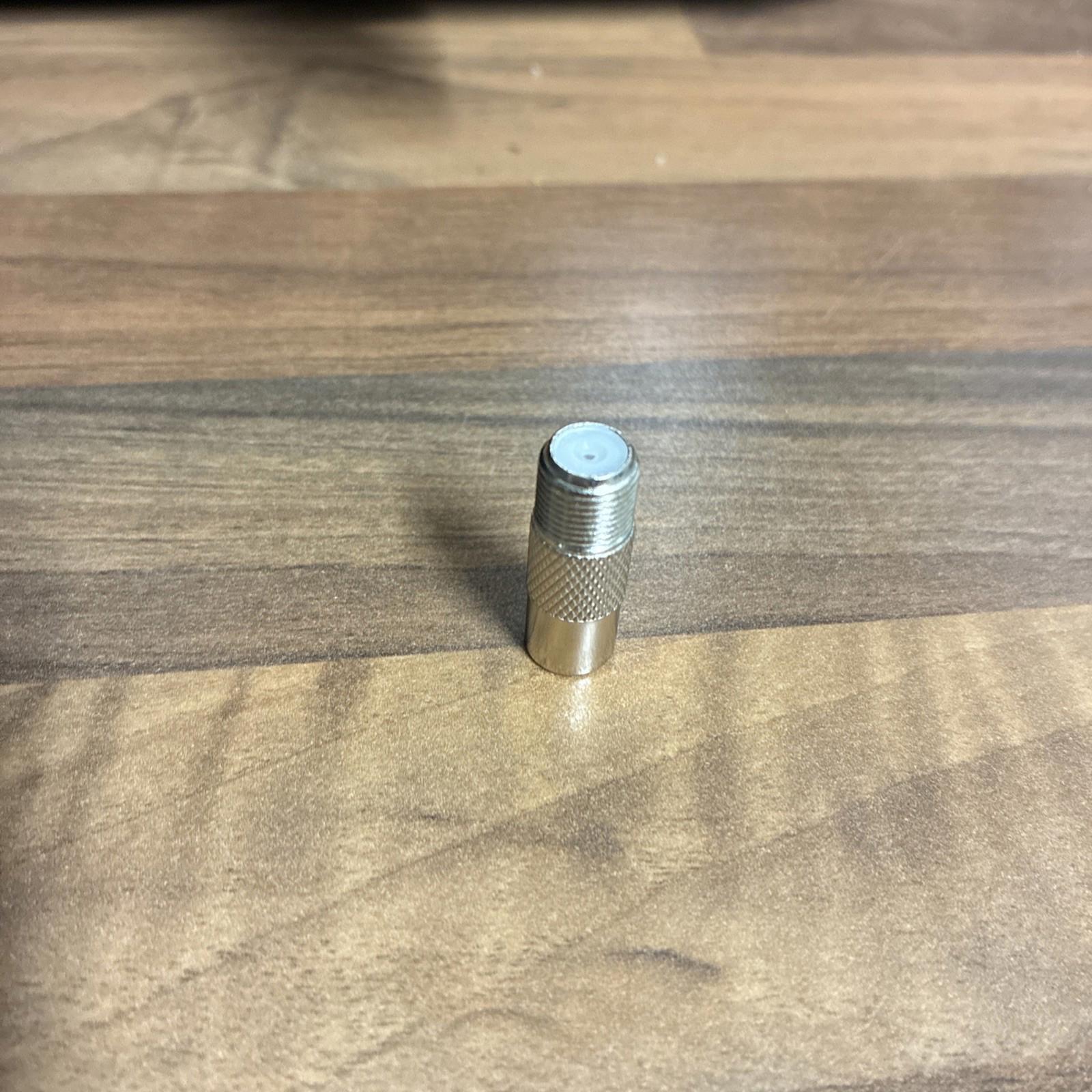 Satellite to Coax Adapter F-Type Female Screw Cable to RF TV Aerial Coaxial Lead