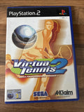 Virtua Tennis 2 (Sony PlayStation 2, 2002) Complete With Manual