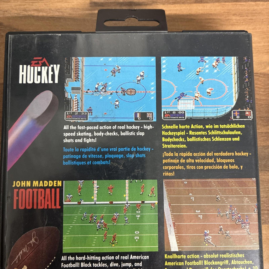 EA Sports Double Header (EA Hockey, John Madden Football) Sega Mega Drive (PAL)
