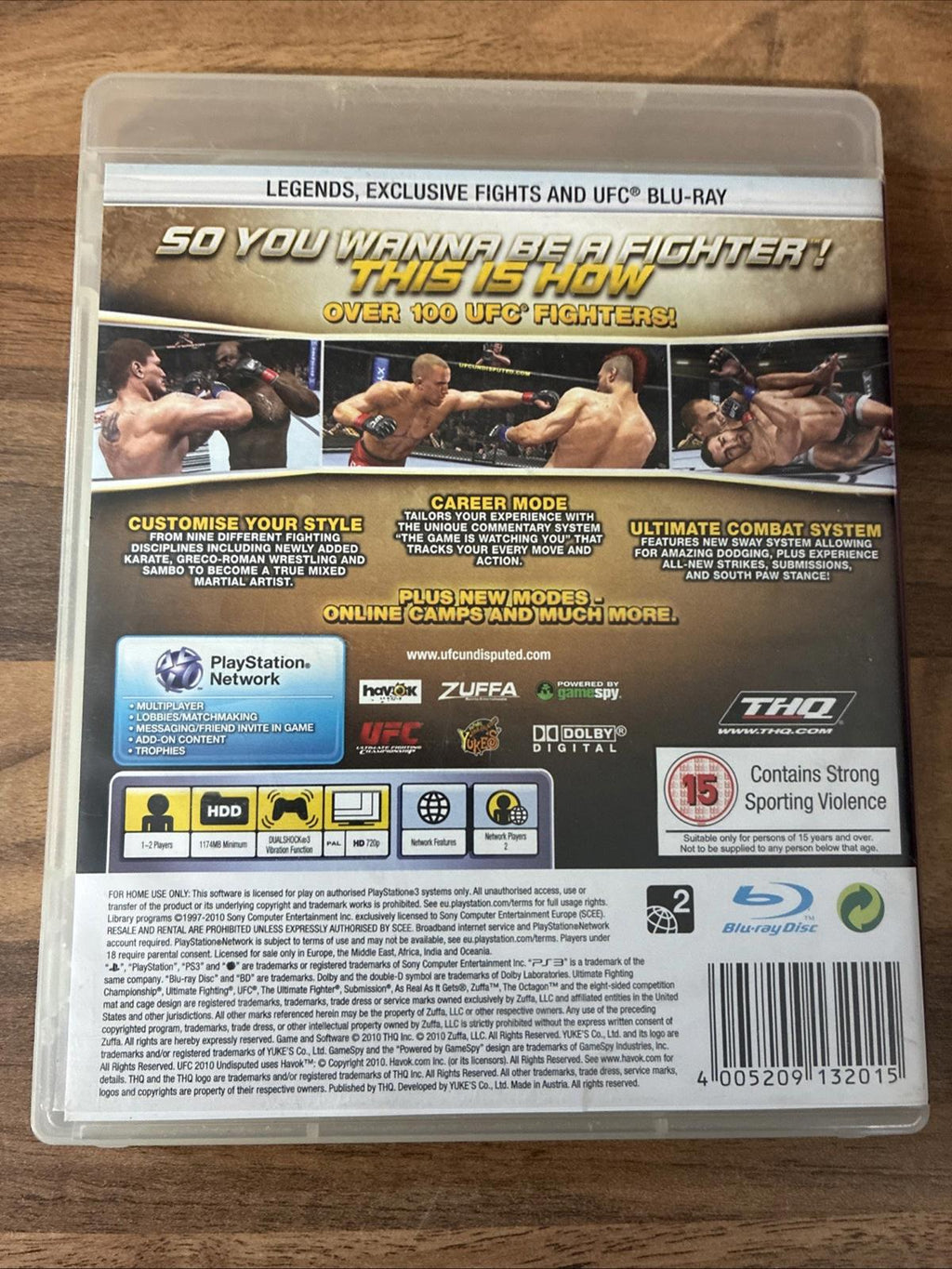 UFC Undisputed 2010 (Sony PlayStation 3, 2010)