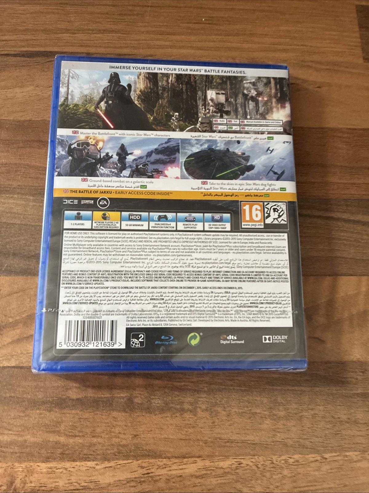 Star Wars Battlefront - Sony PS4 Brand New Still Sealed In Wrapper