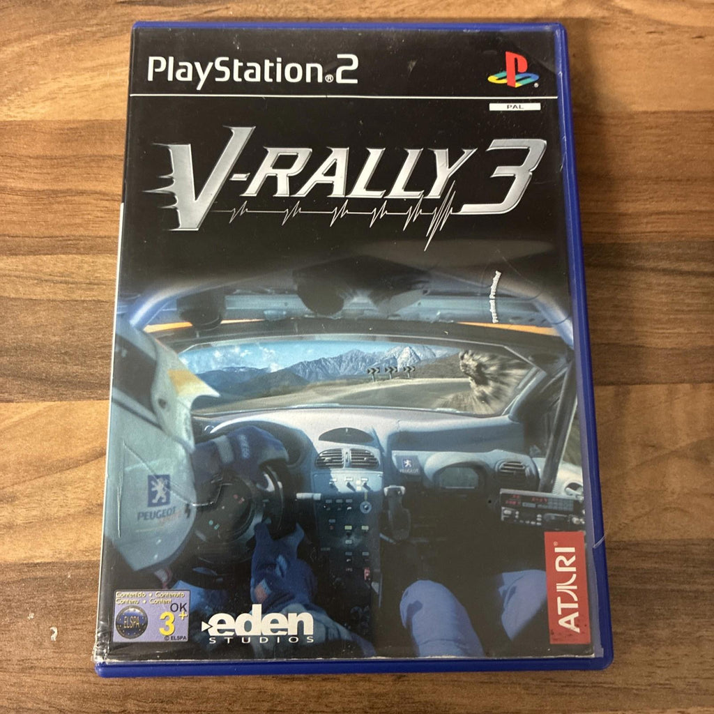 V-Rally 3 - Sony PS2 Playstation 2 Game PAL CIB Black Label mint condition