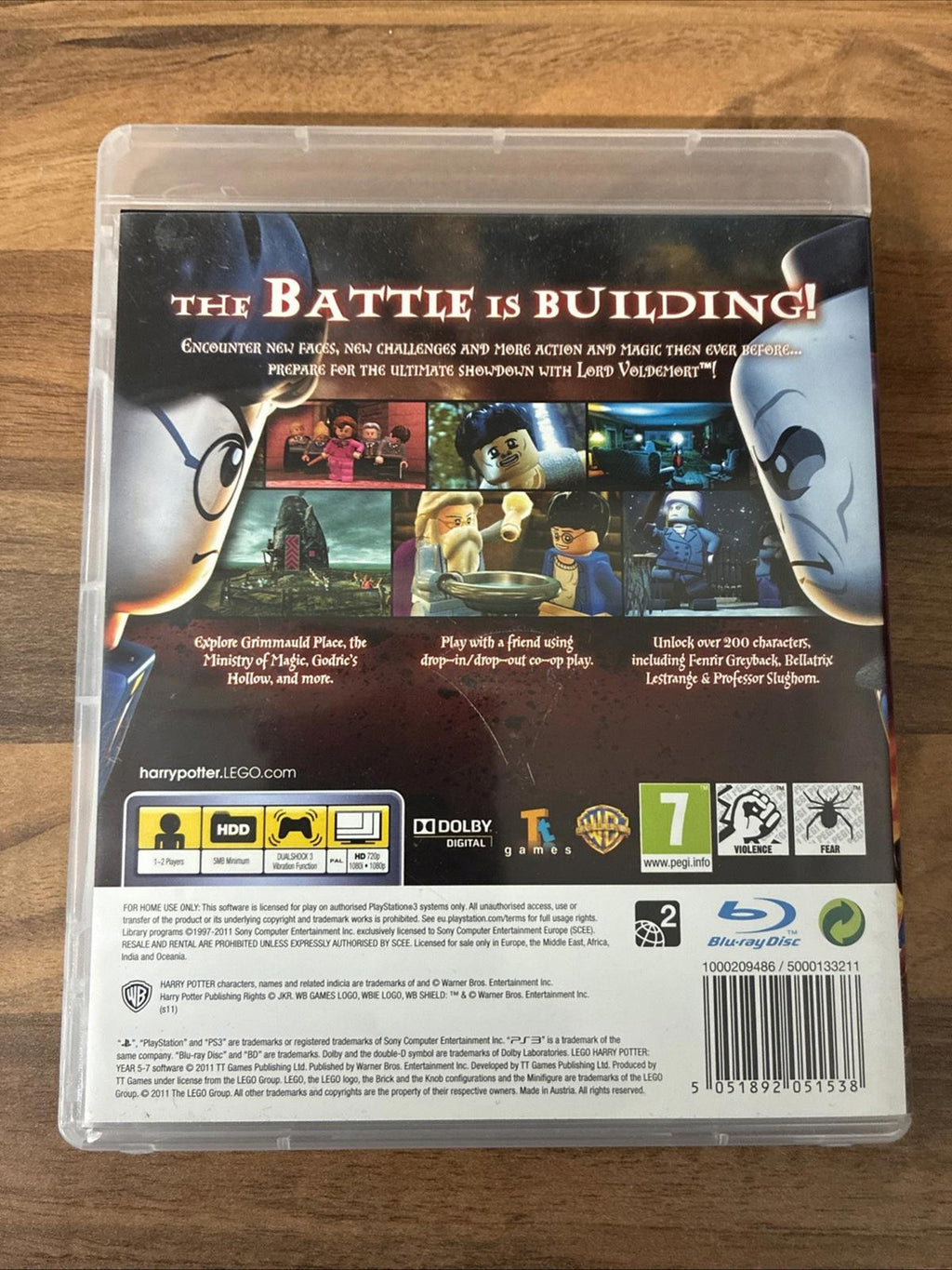 LEGO Harry Potter: Years 5-7 (Sony PlayStation 3, 2011) Disc Mint With Manual