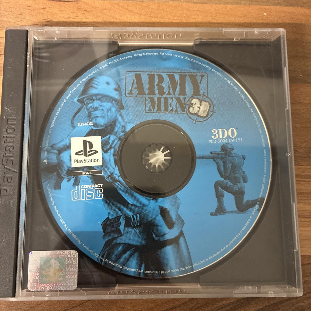 Army Men 3D (Sony PlayStation 1, 1999) - PAL Version disc near mint! No manual