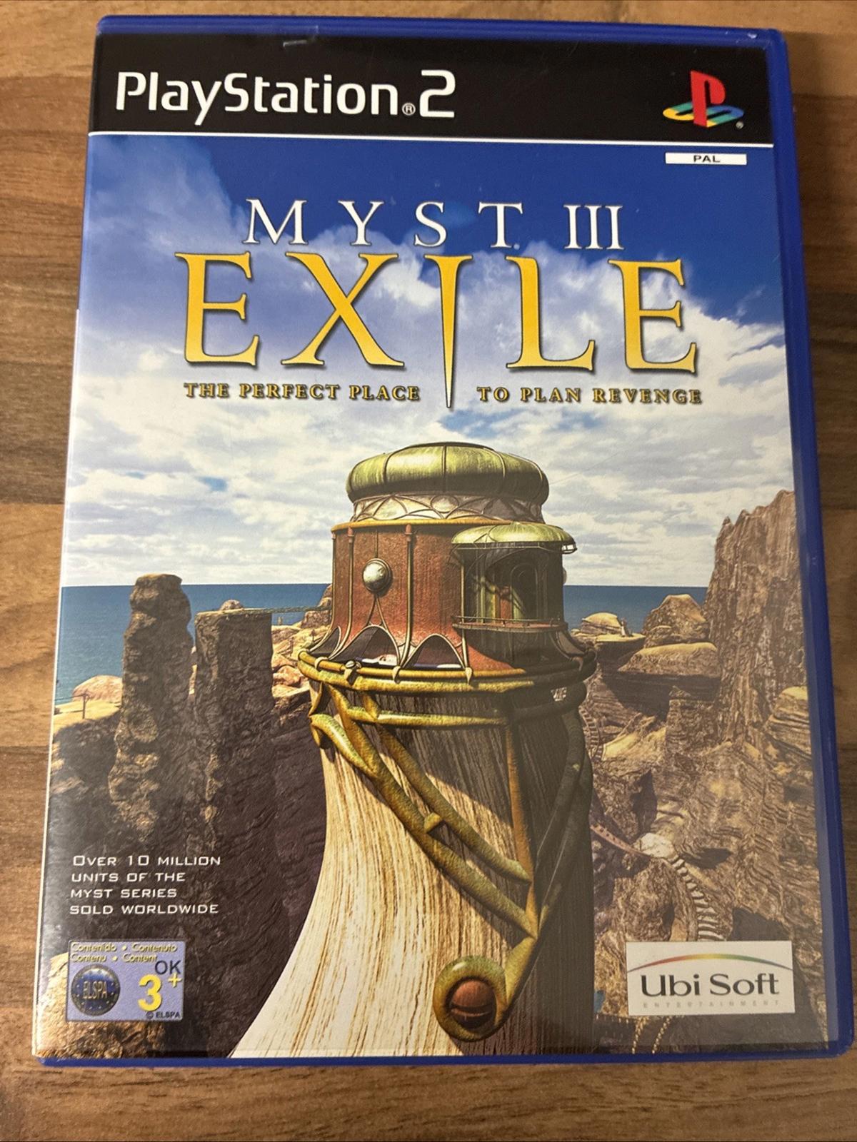 MYST III EXILE PlayStation 2 PS2 game with manual