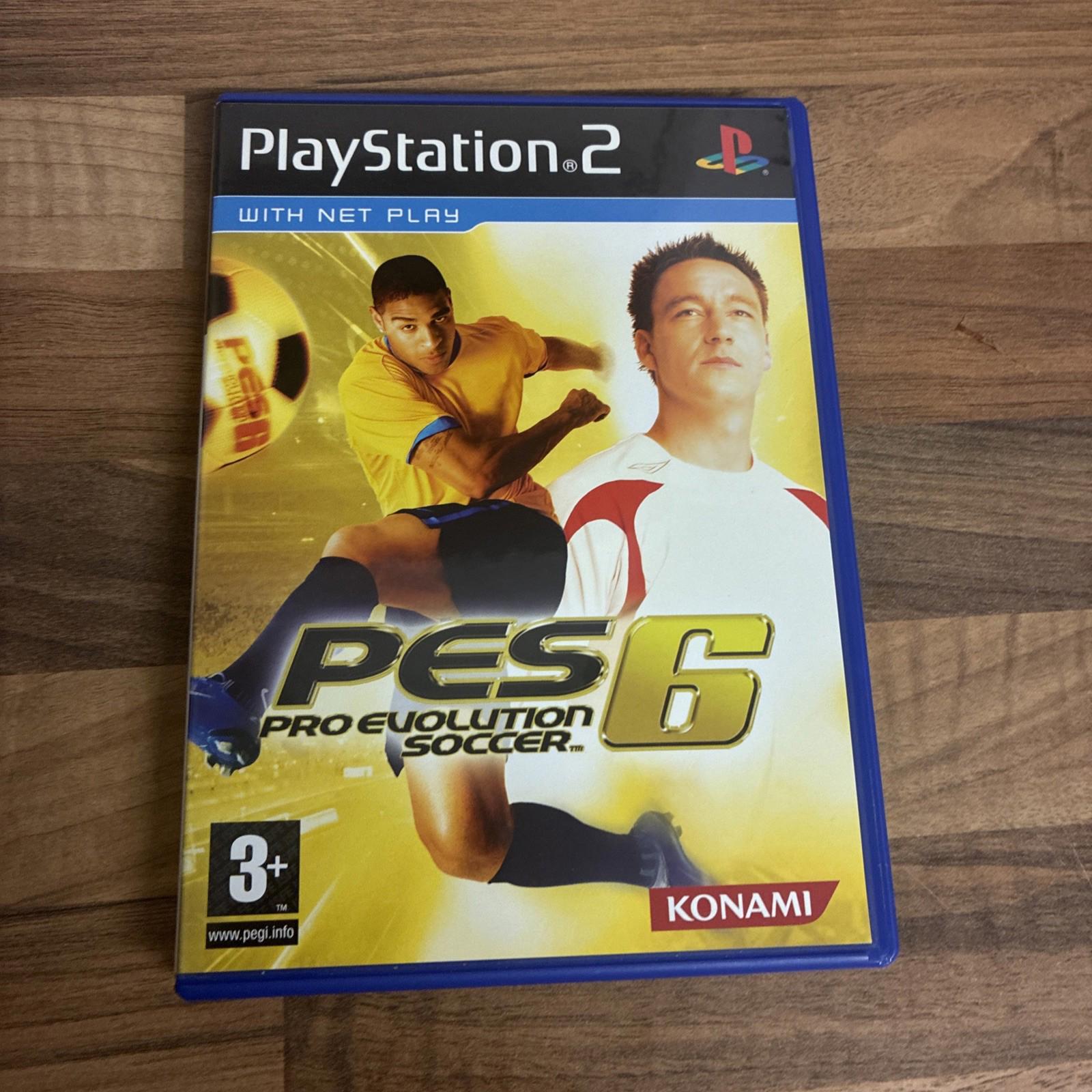 PlayStation 2 Pro Evolution Soccer 6 PES Football Game with Manual mint conditio