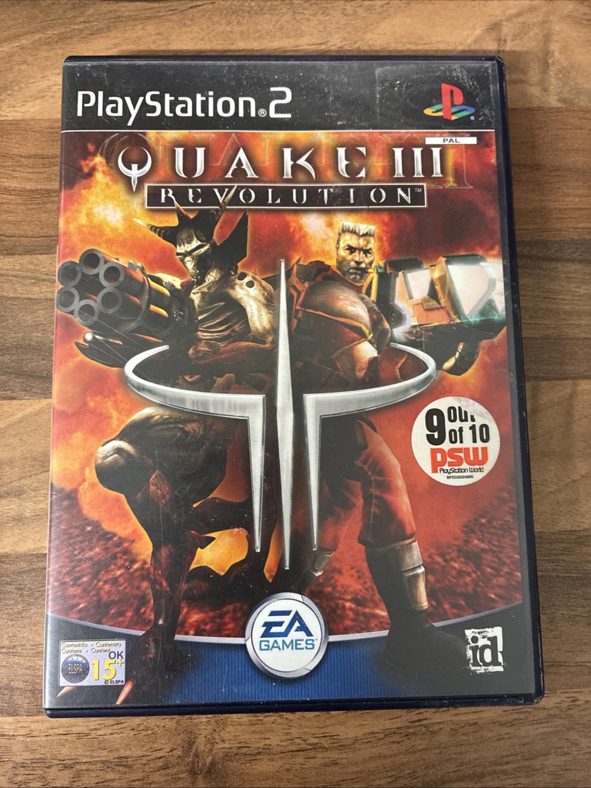 Quake III: Revolution (Sony PlayStation 2, 2001) - European Version Complete