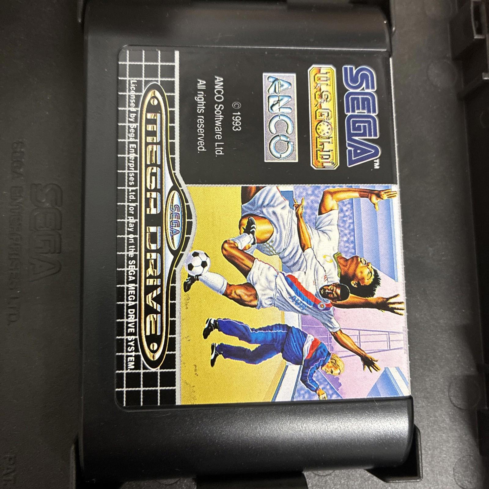 Super Kick Off Sega Mega Drive 1991 Boxed Retro Football Game Manual Untested