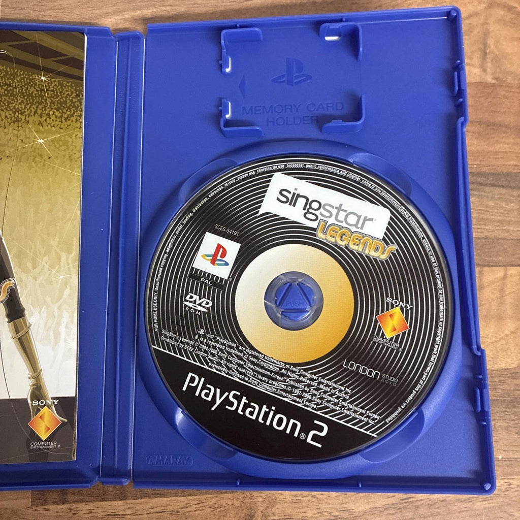 Singstar Legends PS2 (Sony PlayStation 2 mint condition Complete with Manual