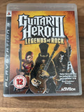 GUITAR HERO 3 LEGENDS OF ROCK,PS3  With Manual Parts Of Bundle