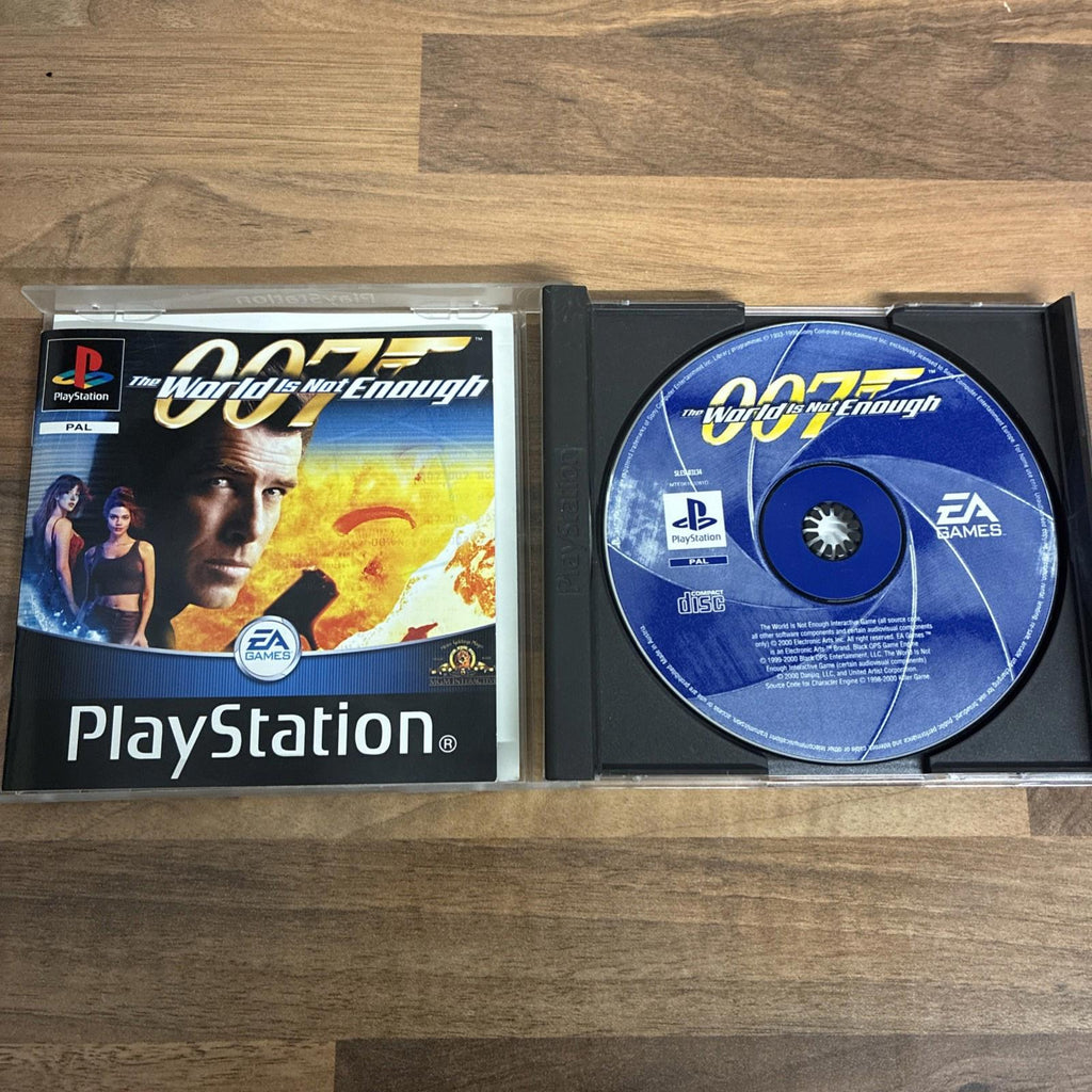 007: The World is Not Enough (Sony PlayStation 1, 2001) with manual