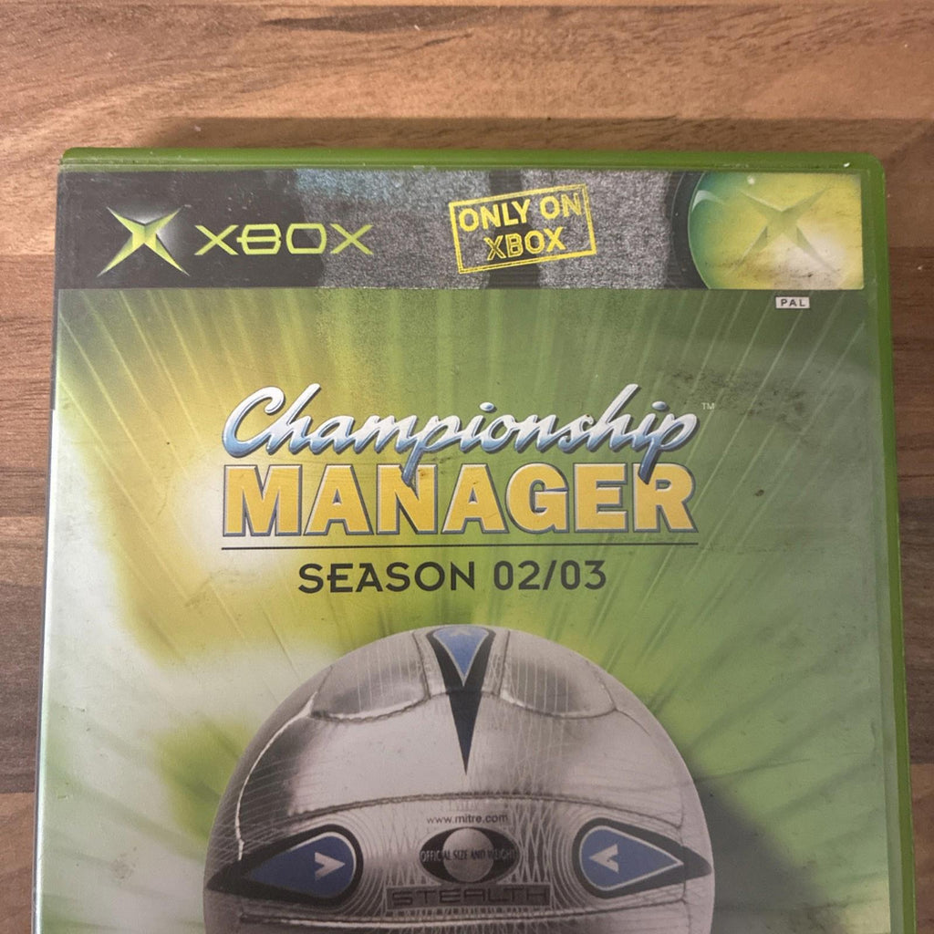 Championship Manager: Season 02/03 Original Xbox-Complete